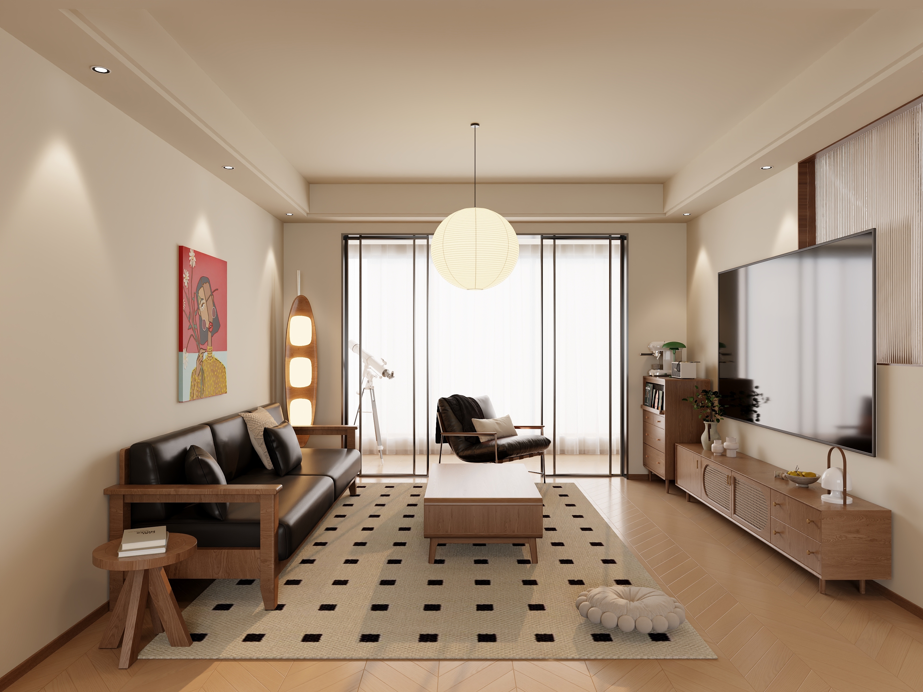 不ai画图-149㎡3室装修效果图