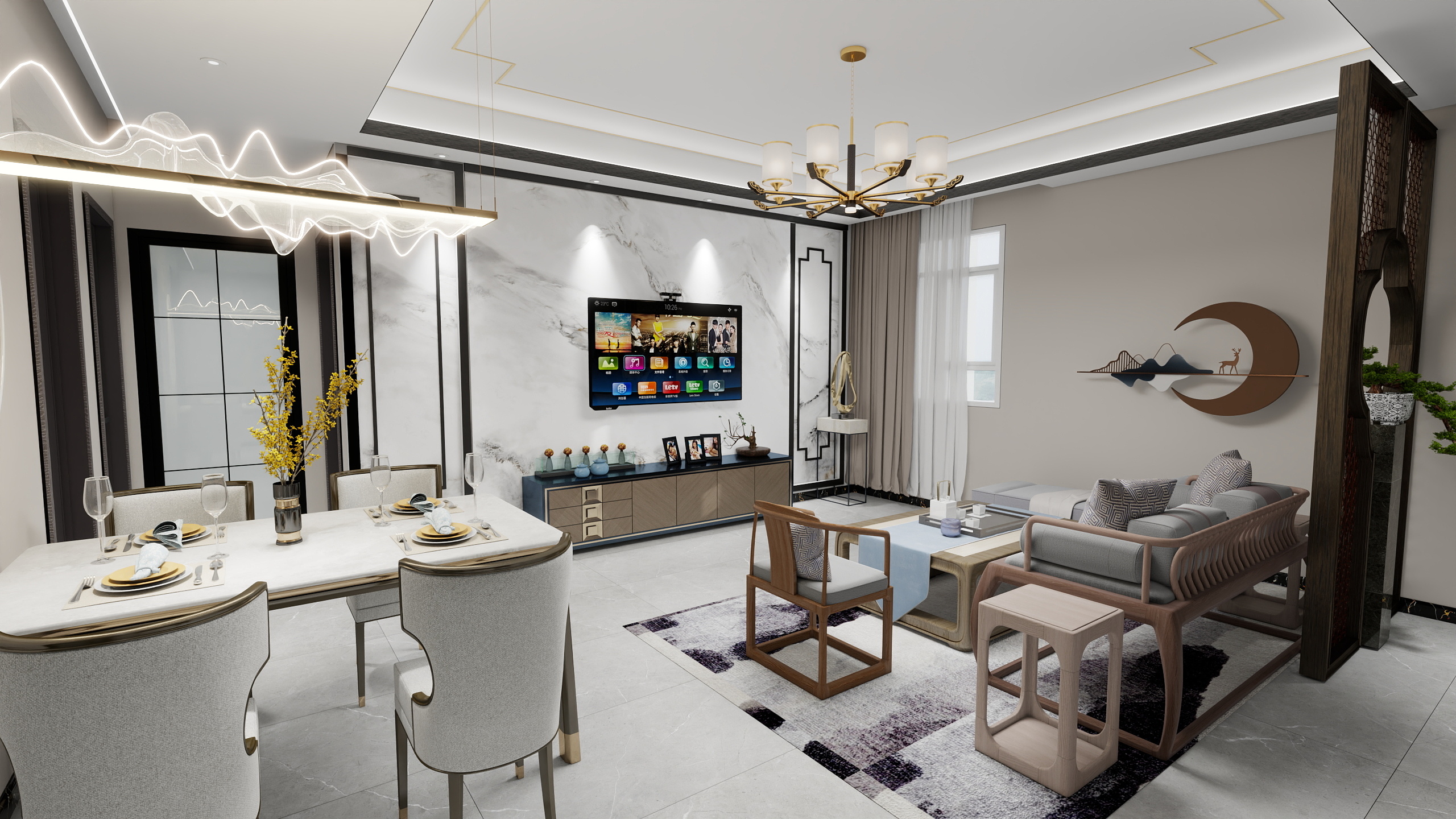 -VR全景图--后湖人家还建小区89㎡3室装修效果图