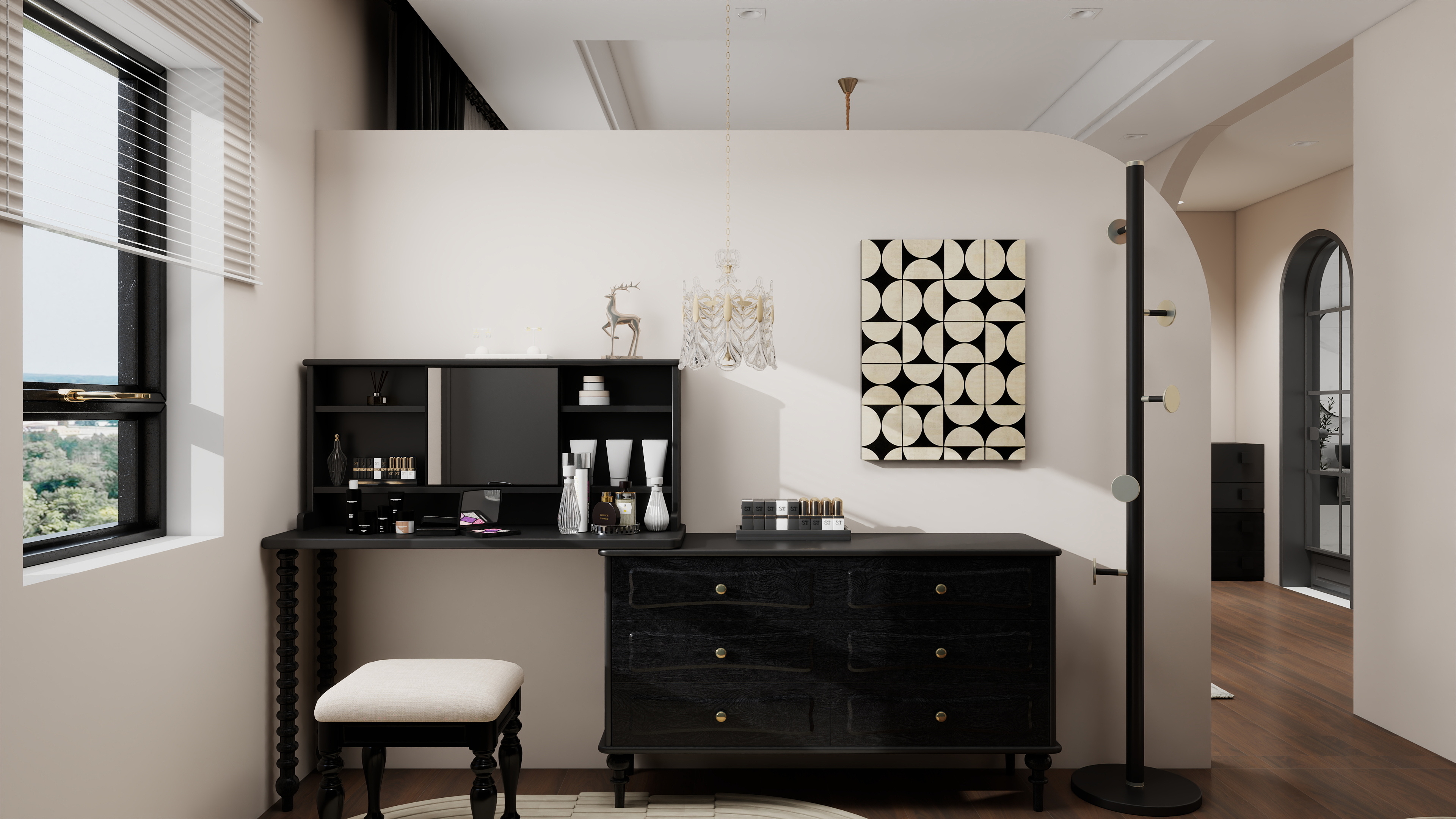 aamao_z-法式复古二居室装修效果图