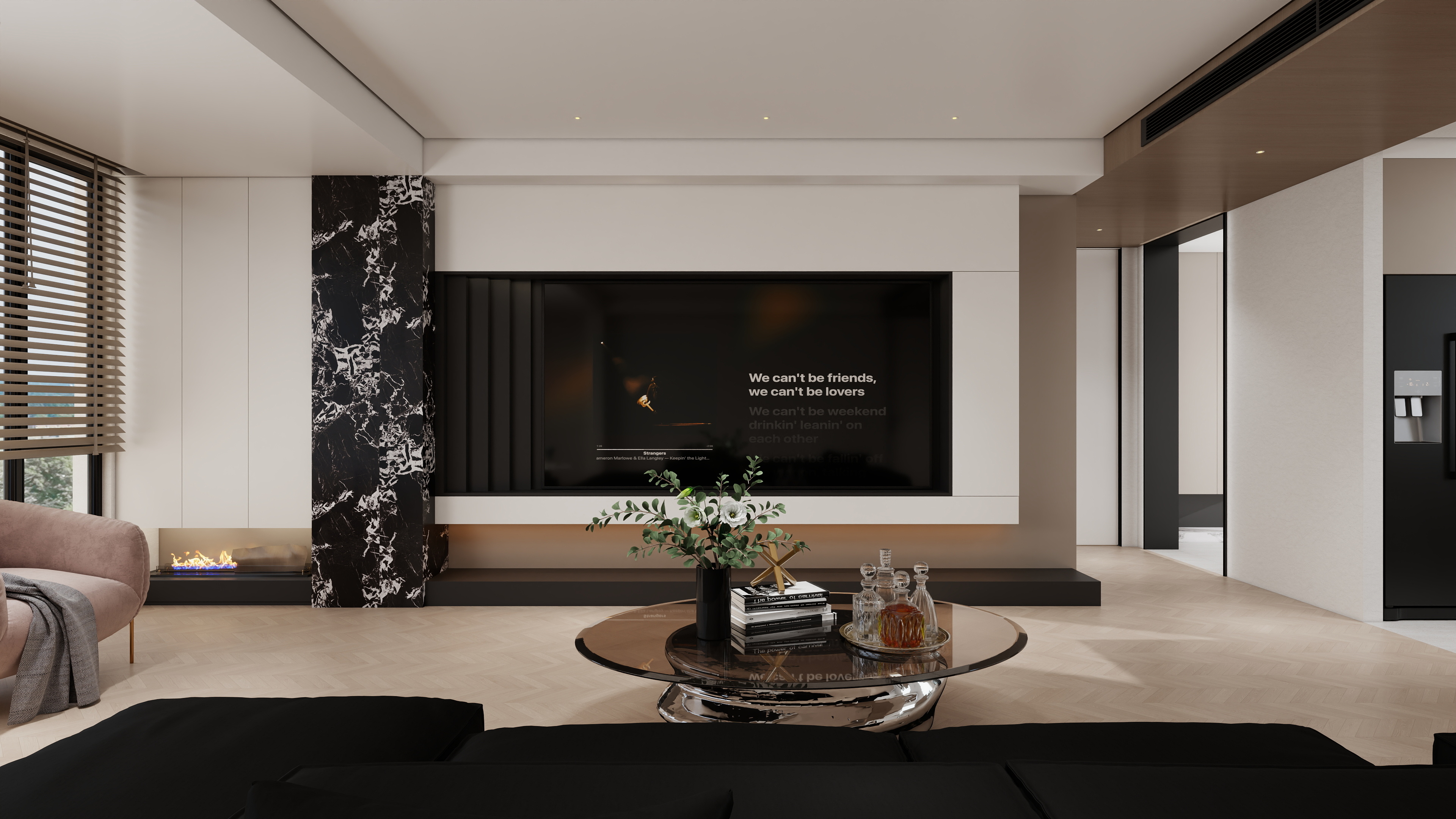 淮安大舍设计-水沐明悅府现代简约133㎡2室-装修设计方案