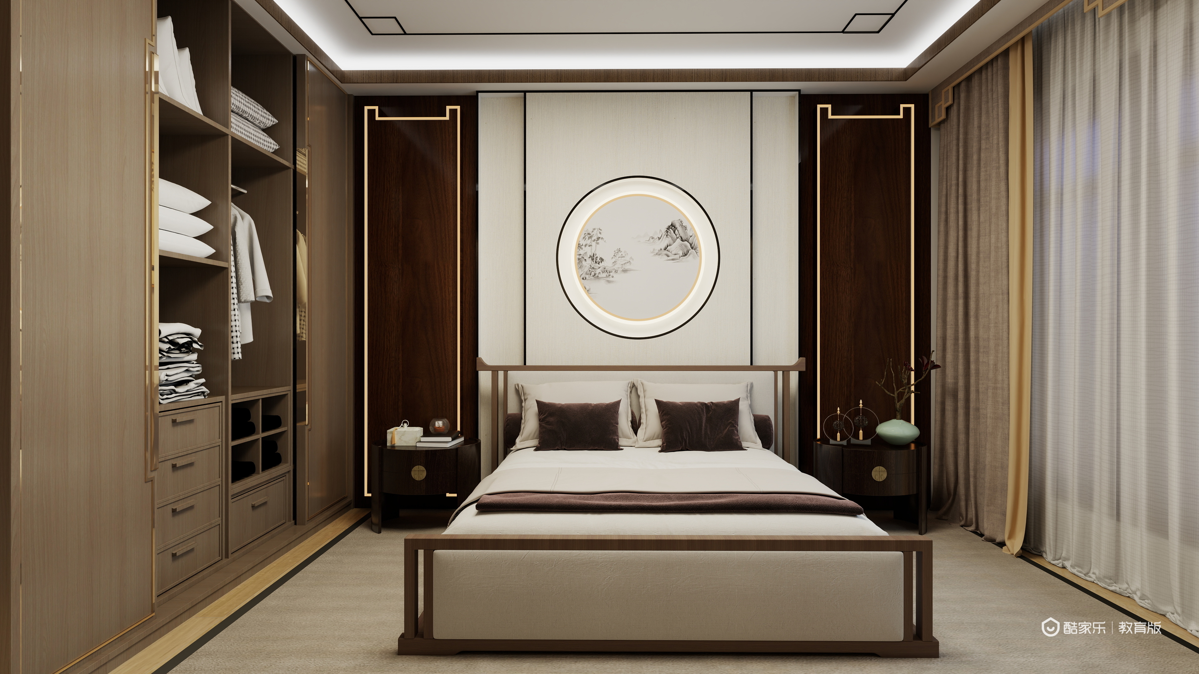 罗星莉-雅韵华居一层主卧装修效果图第5张