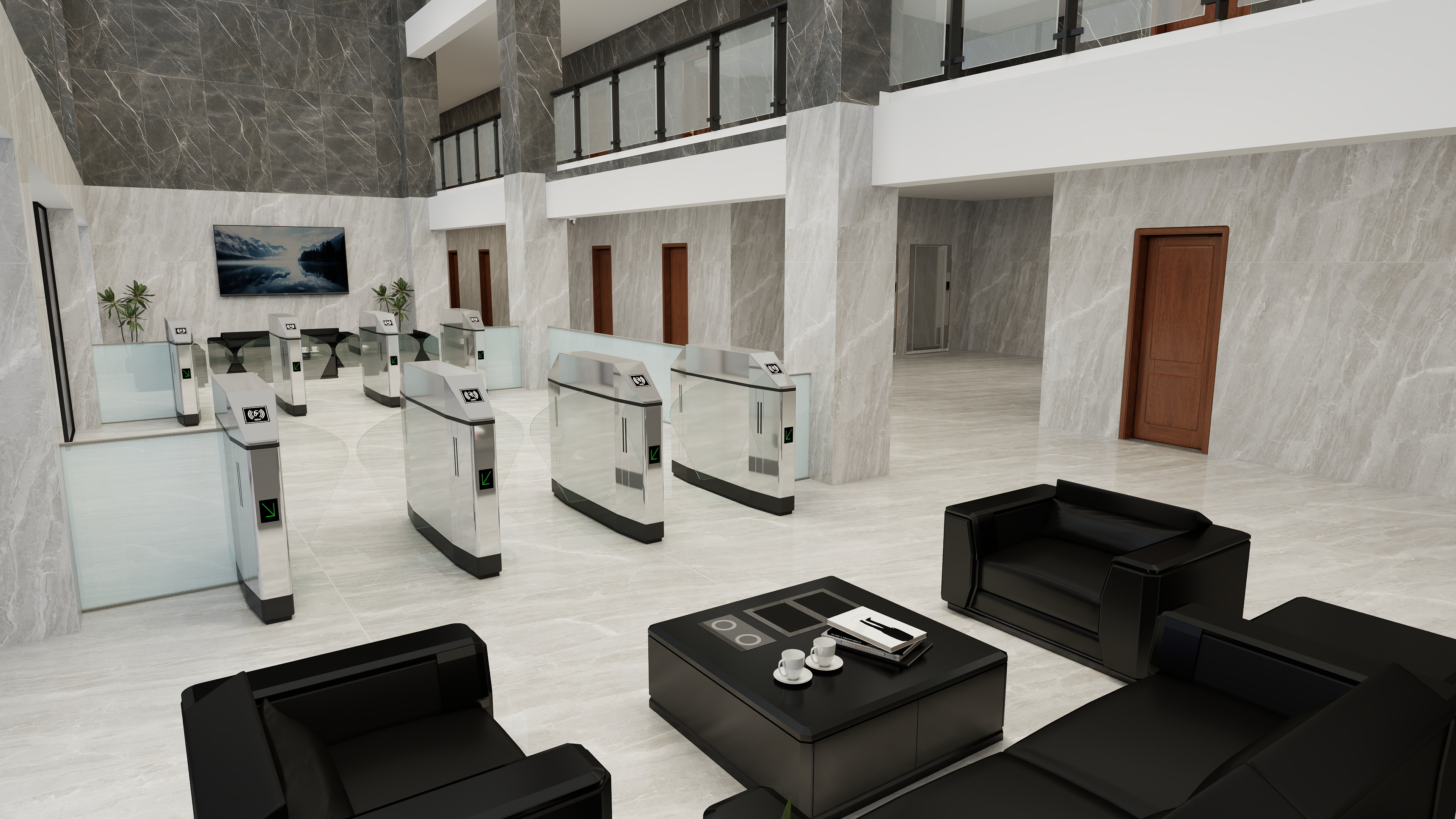 虚弥一指-综合楼大厅-装修设计方案