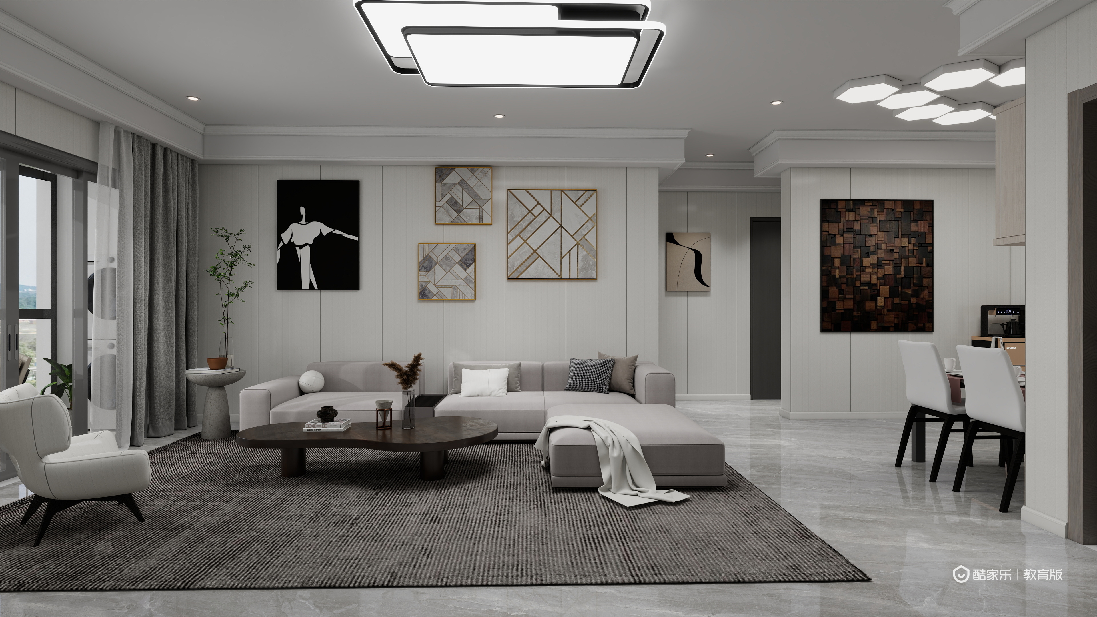 刘星辉bntq-林语溪岸178㎡5室装修效果图