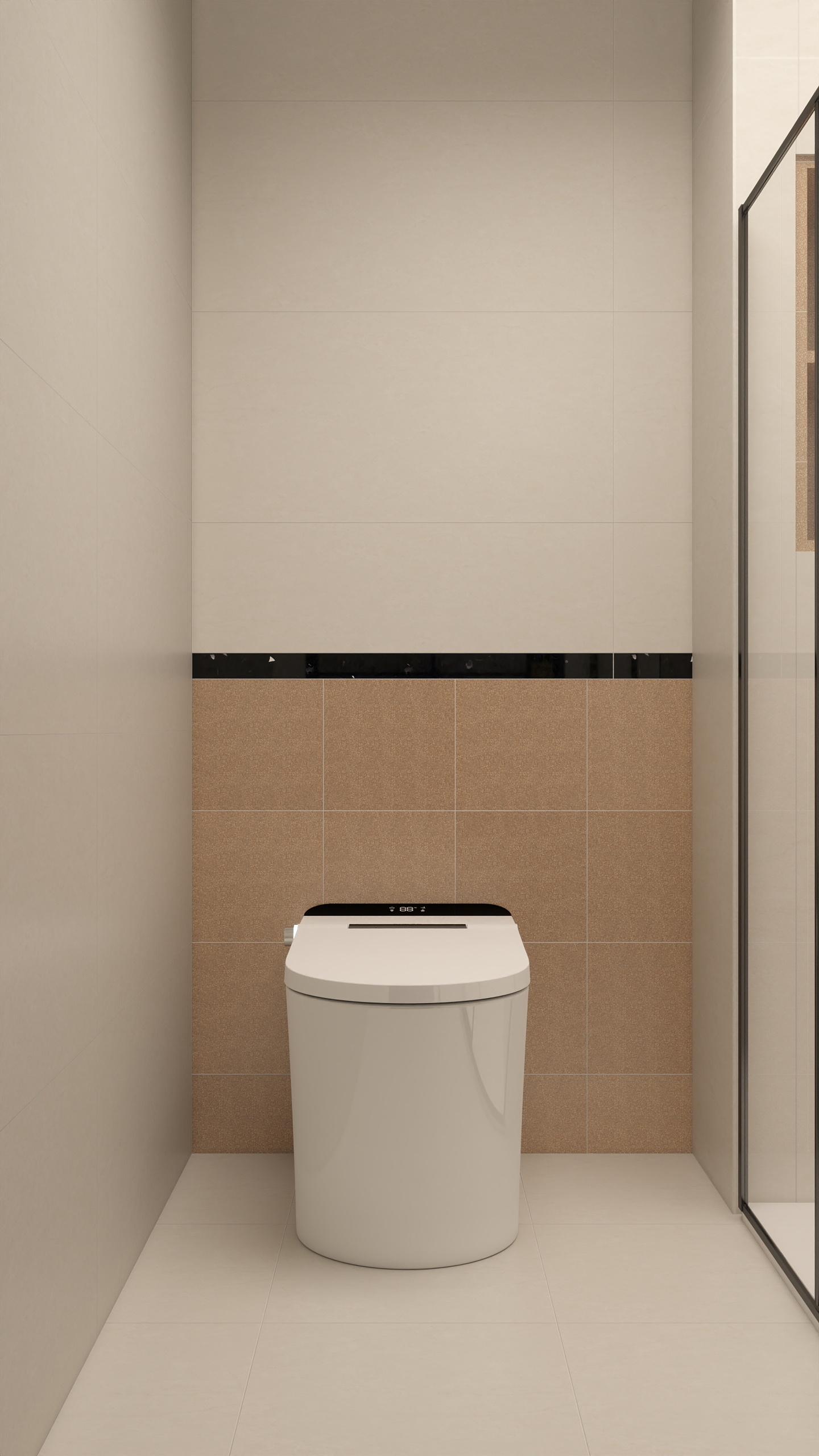 懿家装饰工作室-72㎡2室装修效果图