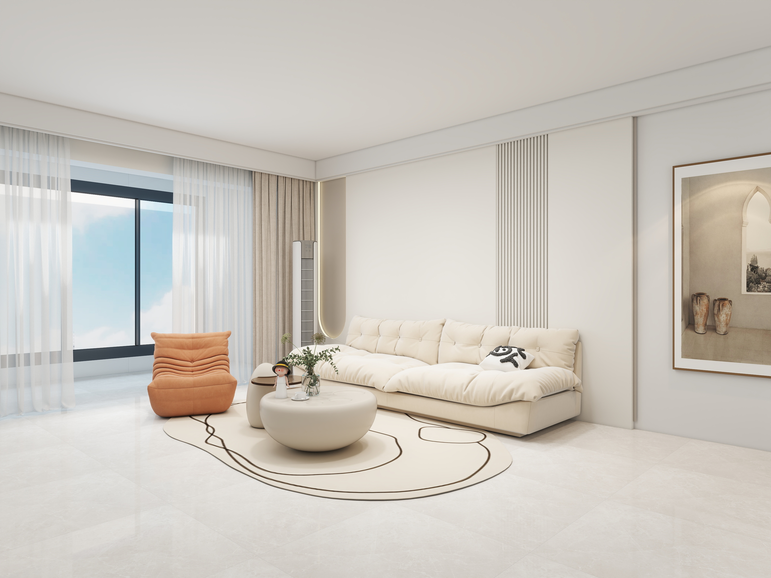 用户67277pwZC-奶油风客厅-副本-装修设计方案