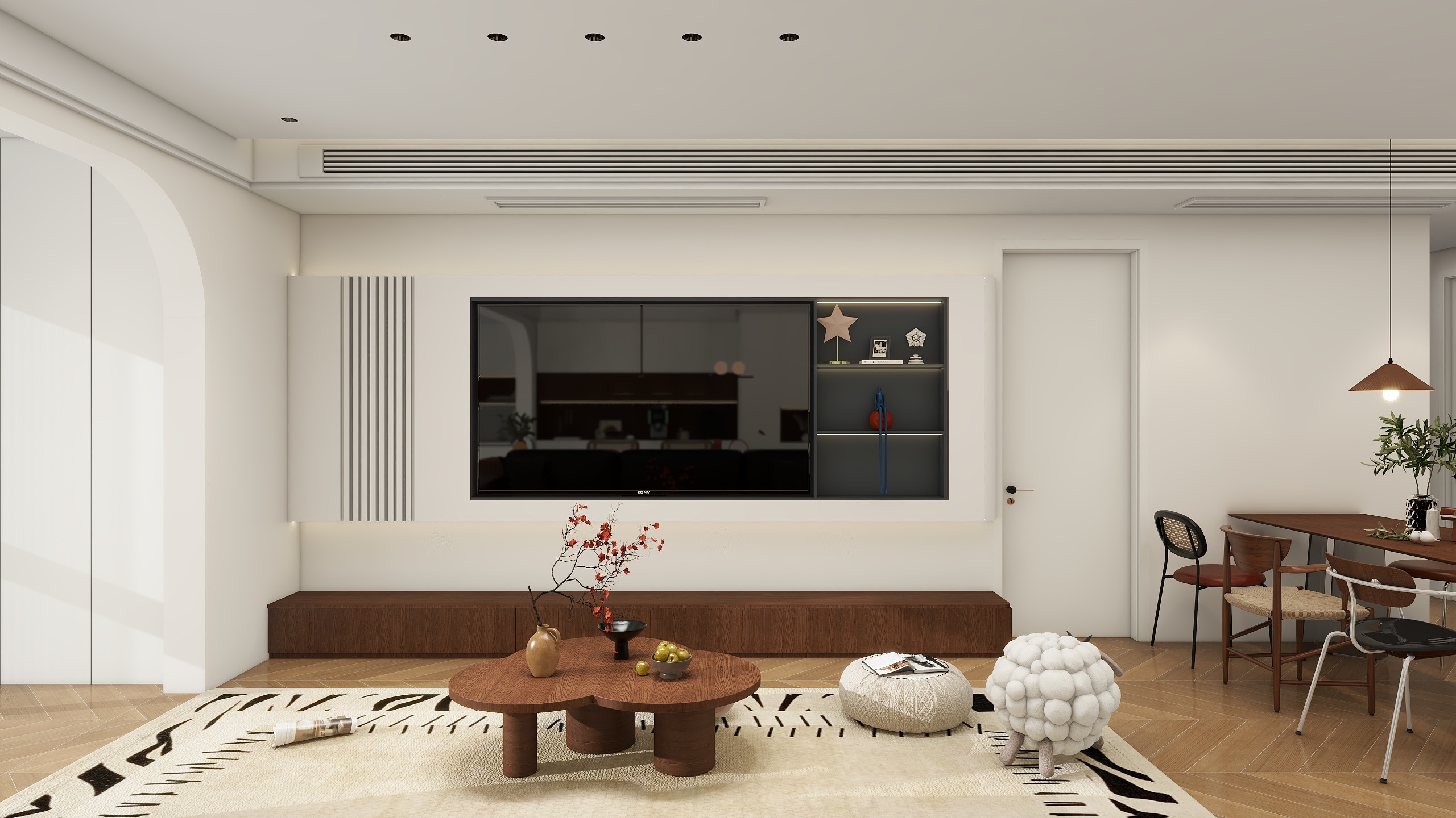 晓凤19154169036-万达14#204（128平）中古风-装修设计方案