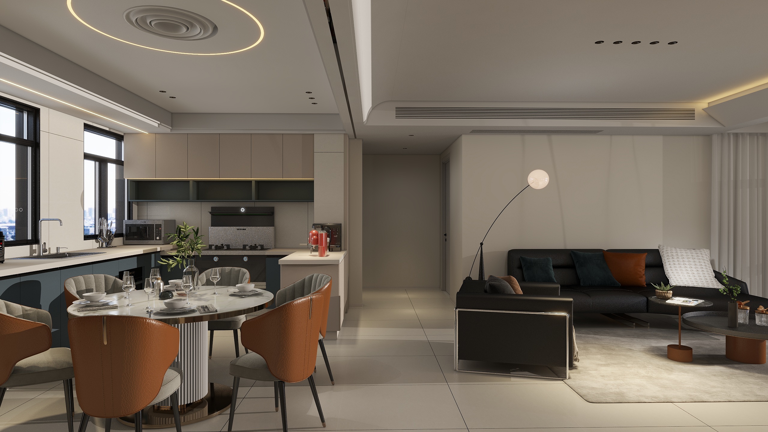 荷莲小叶室内设计-云顶装修效果图