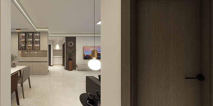 JISK-君诺府96平米方案二-装修设计方案