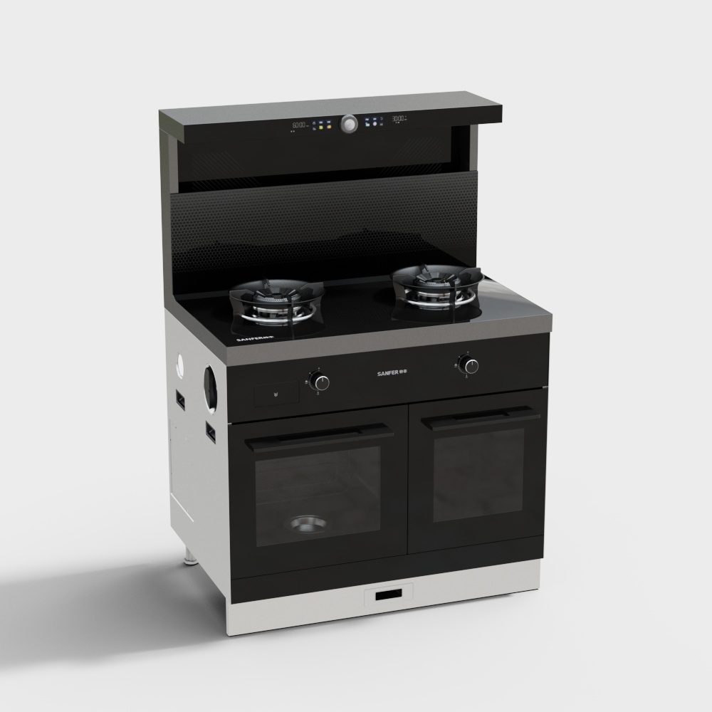 帅丰-TJ5-8B-90-集成灶3D模型