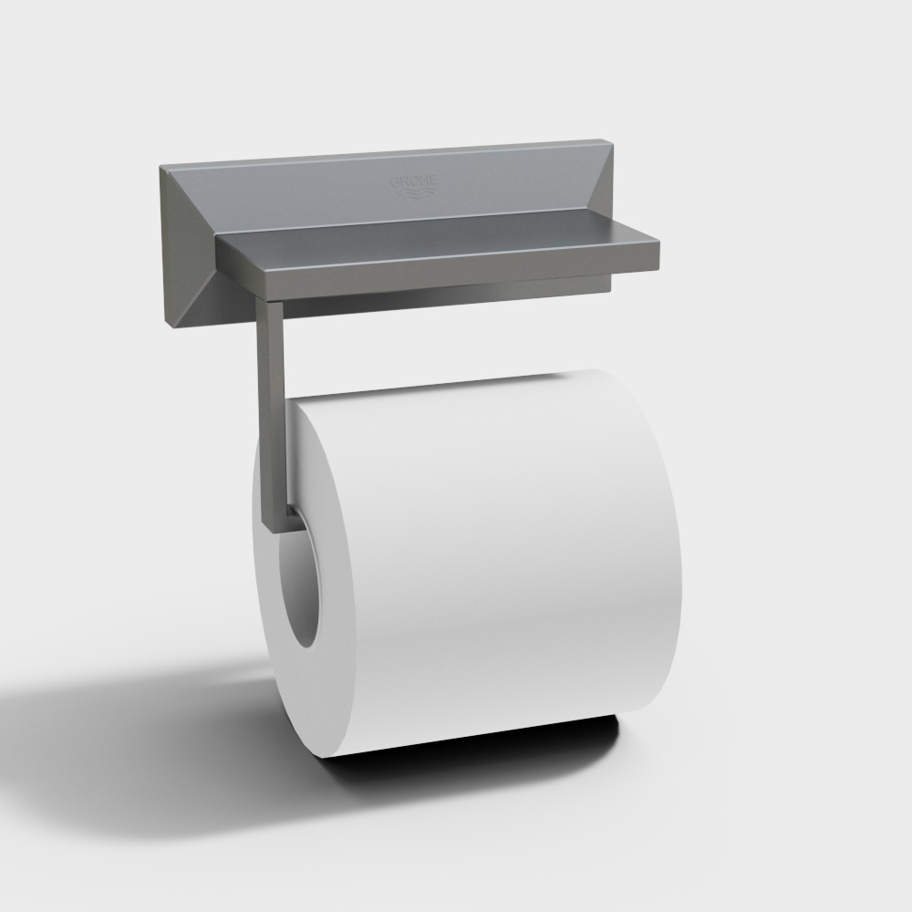 挂墙纸巾架3D模型