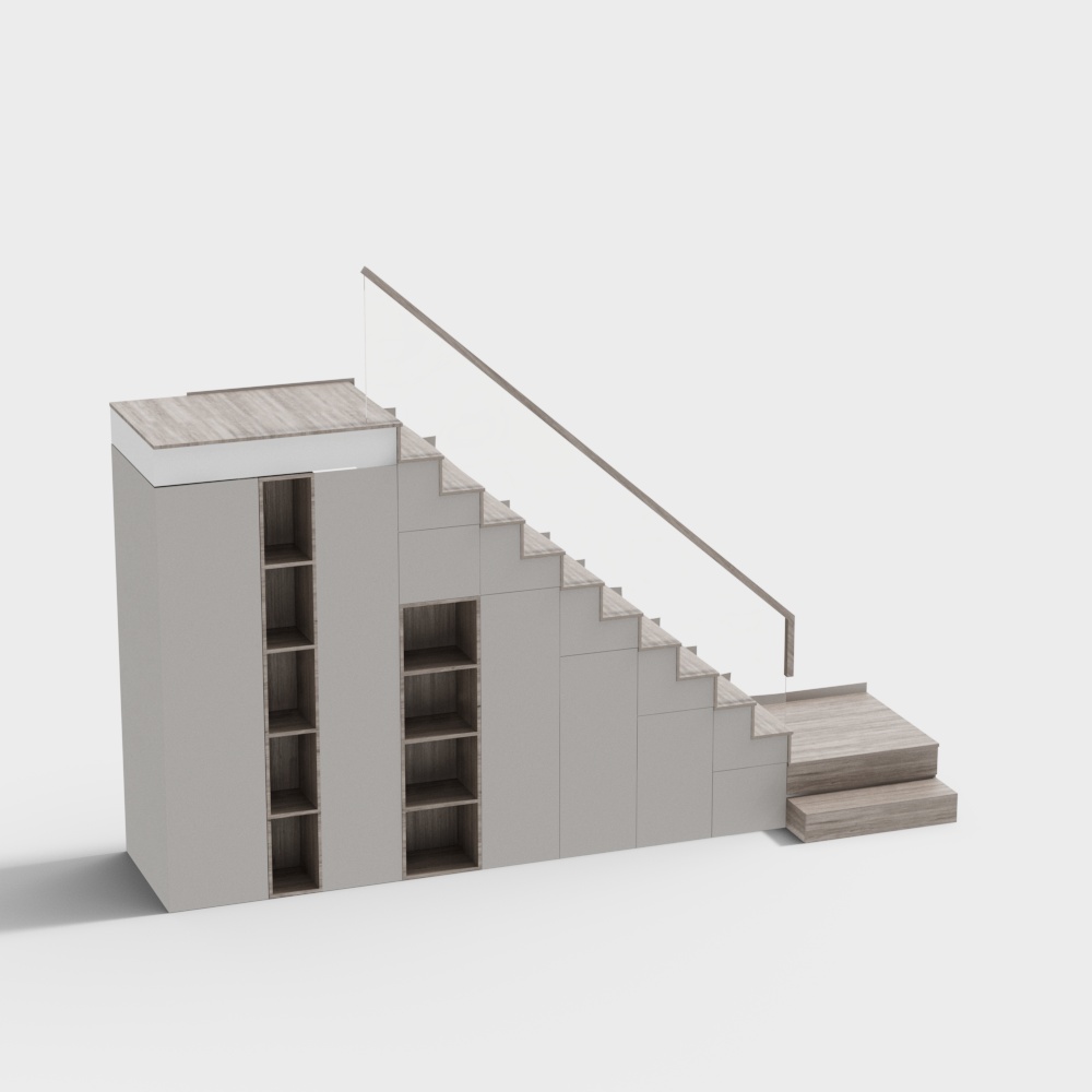 楼梯柜3D模型