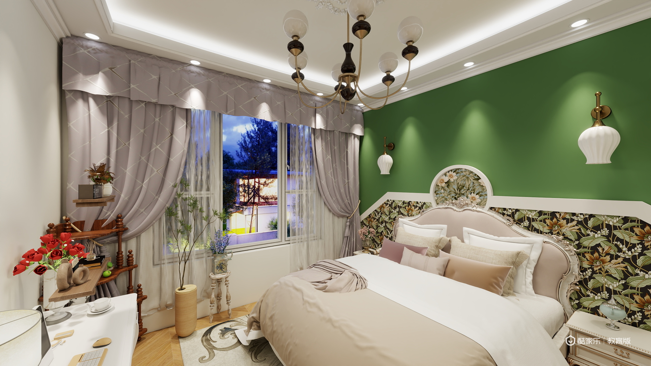 刘瀛瀛-192㎡4室装修效果图