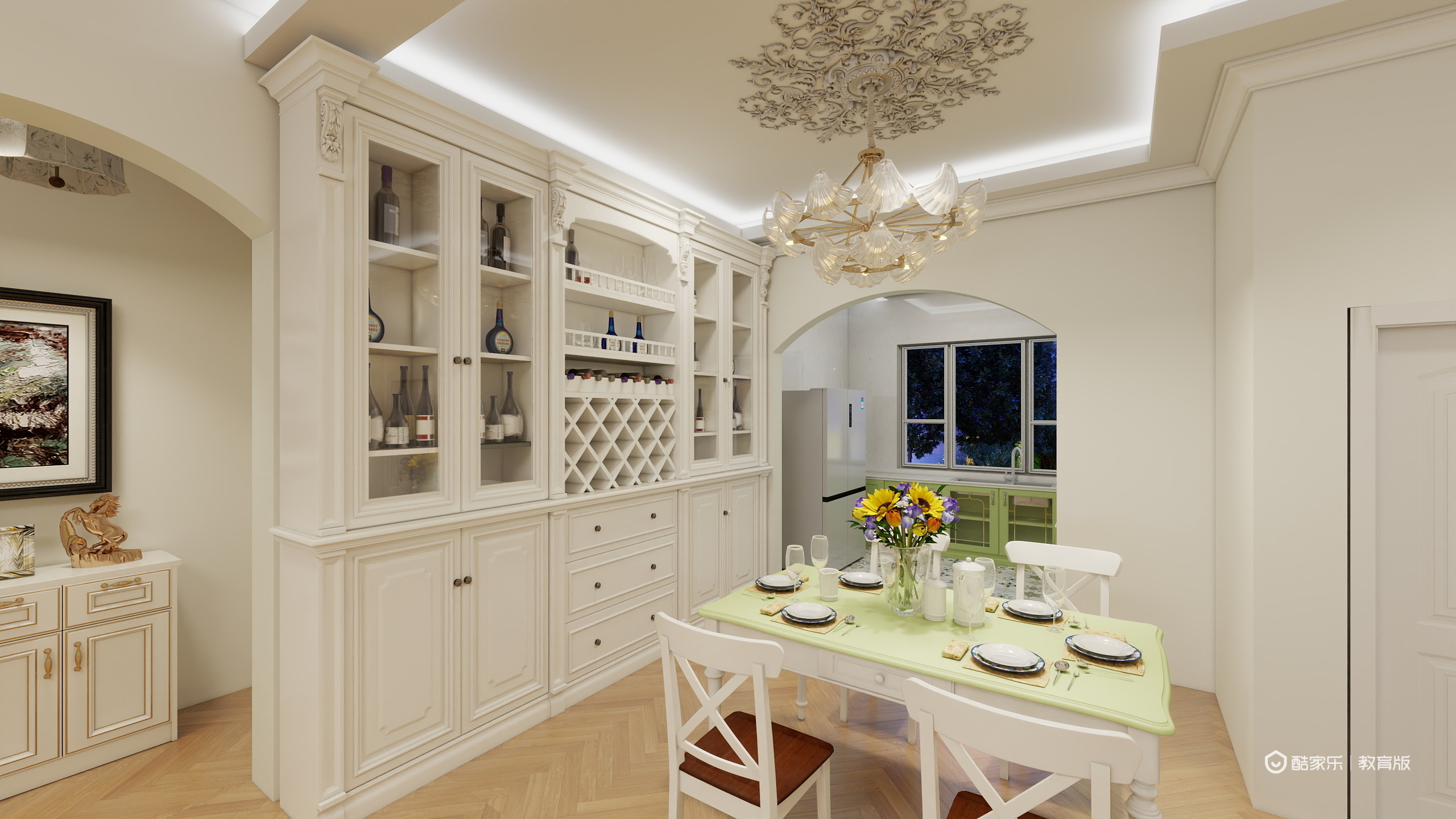 刘瀛瀛-192㎡4室装修效果图