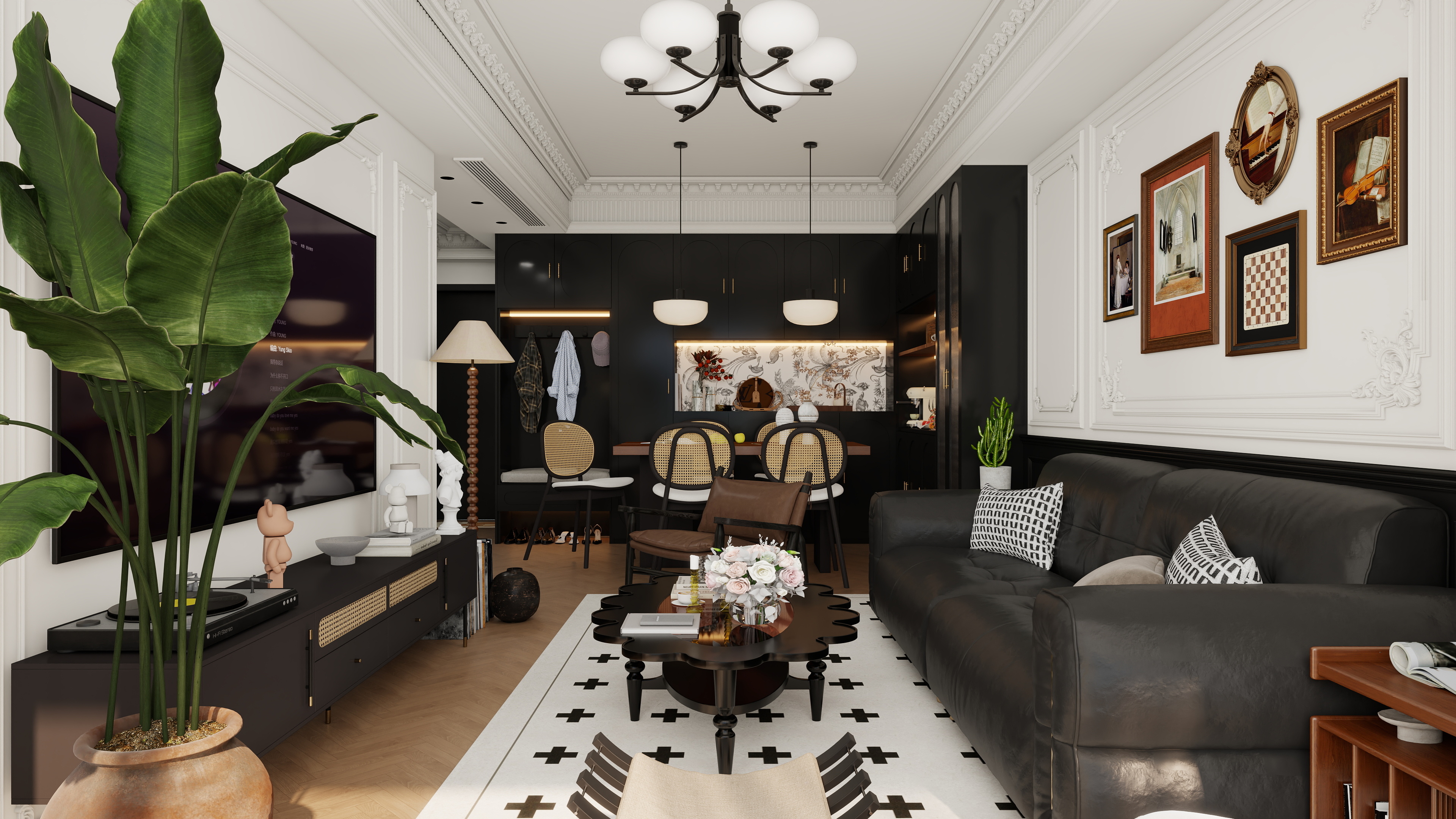 一涧设计-江和城和雅苑-法式复古-装修设计方案