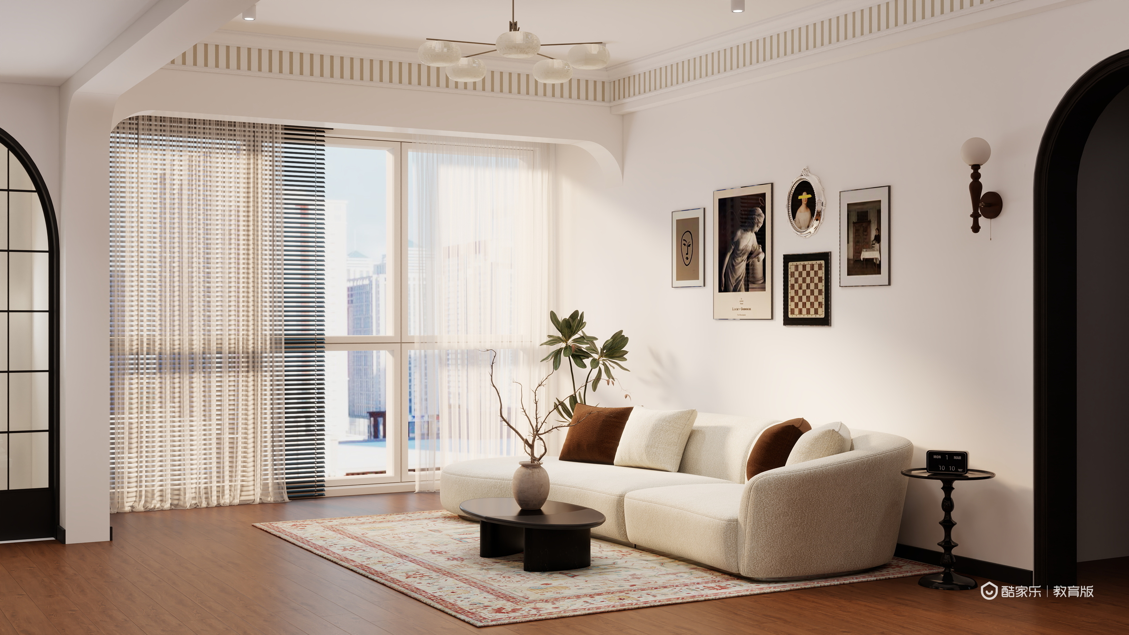 一只葱花-美式复古-装修设计方案