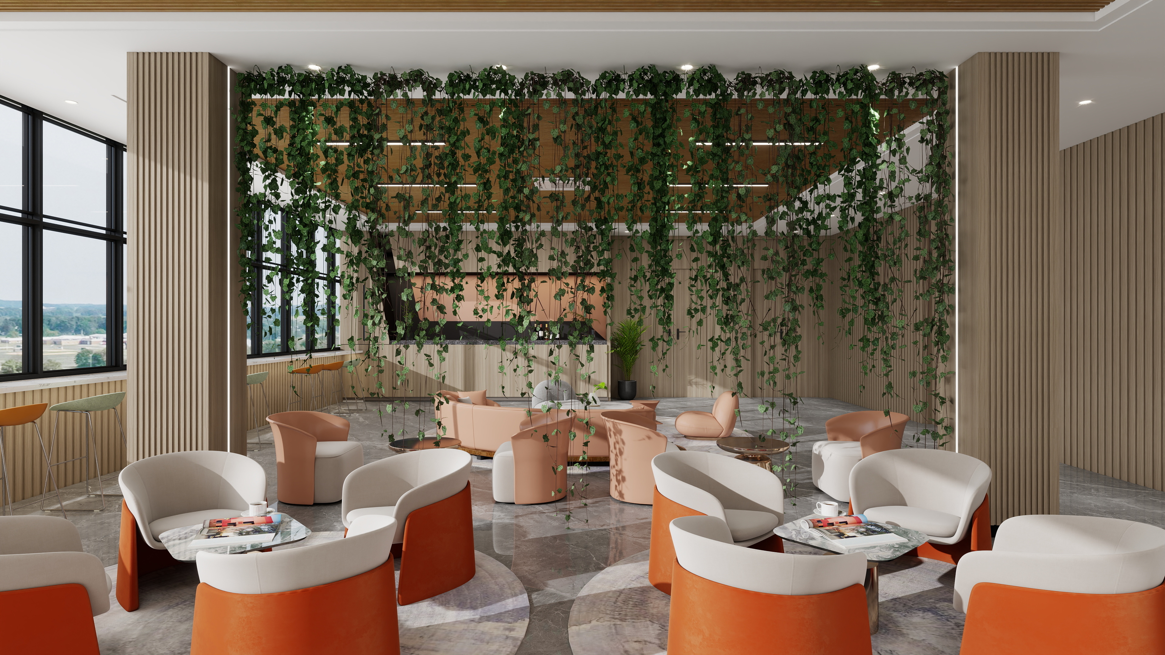 希曼迪装饰空间事务所设计师-曾工-南山西丽接待厅-装修设计方案