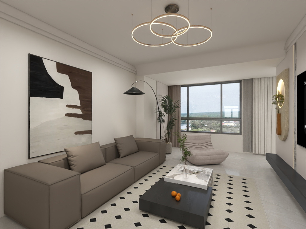 星华设计-清华园29号楼308-装修设计方案