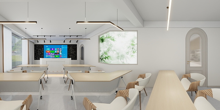 金玉卓-银川二中教育培训中心-装修设计方案