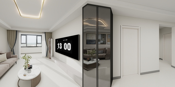 孔设计的效果图-龙锦苑东一区-装修设计方案