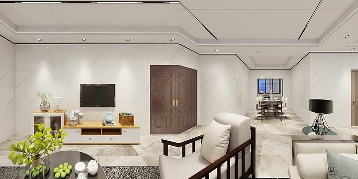 效果图设计ABC-XL-梧林新苑6#901-梧林小蔡-装修设计方案