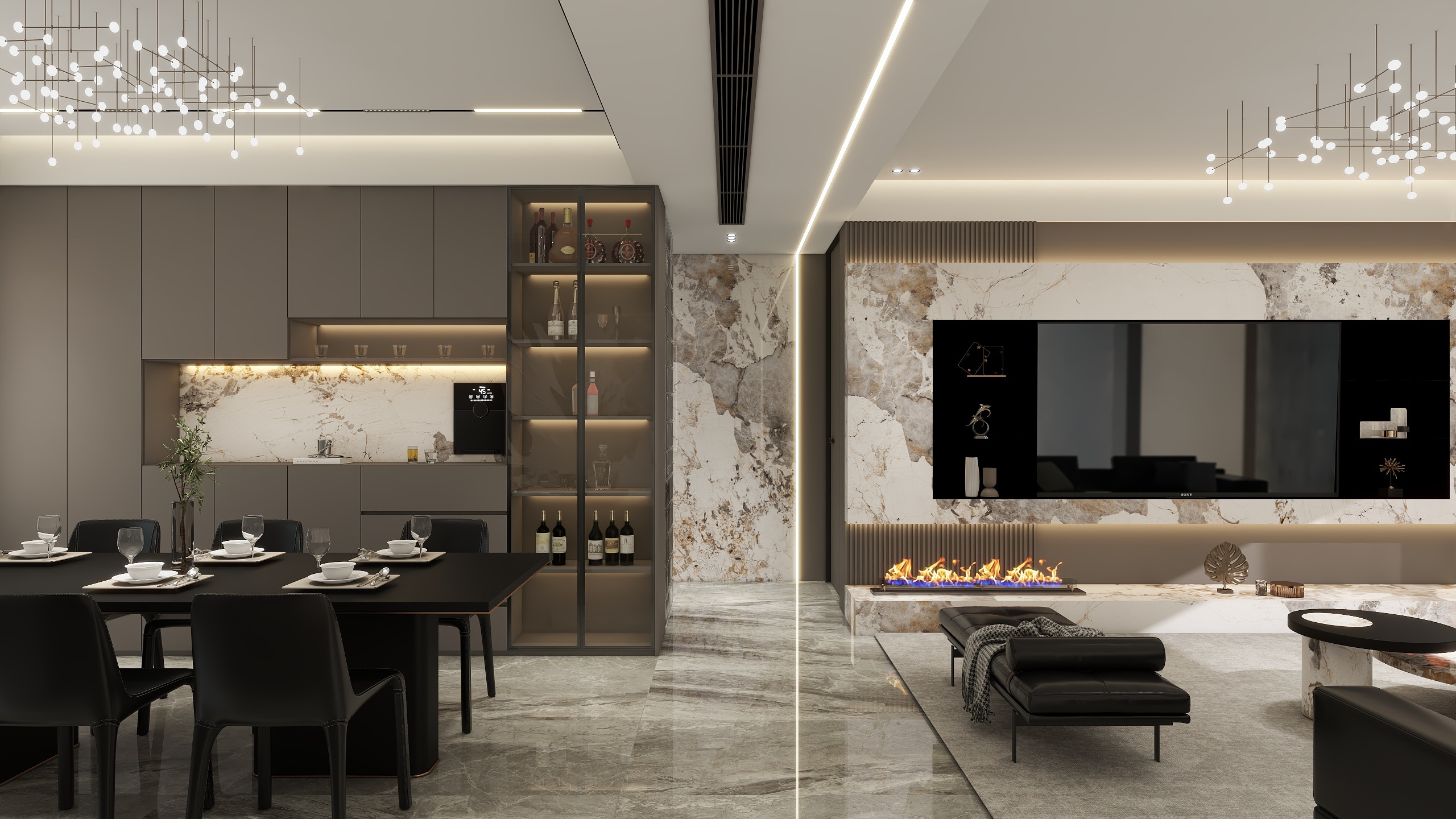 三筑装饰-设计师-金大地珑璋台120m²意式轻奢-装修设计方案