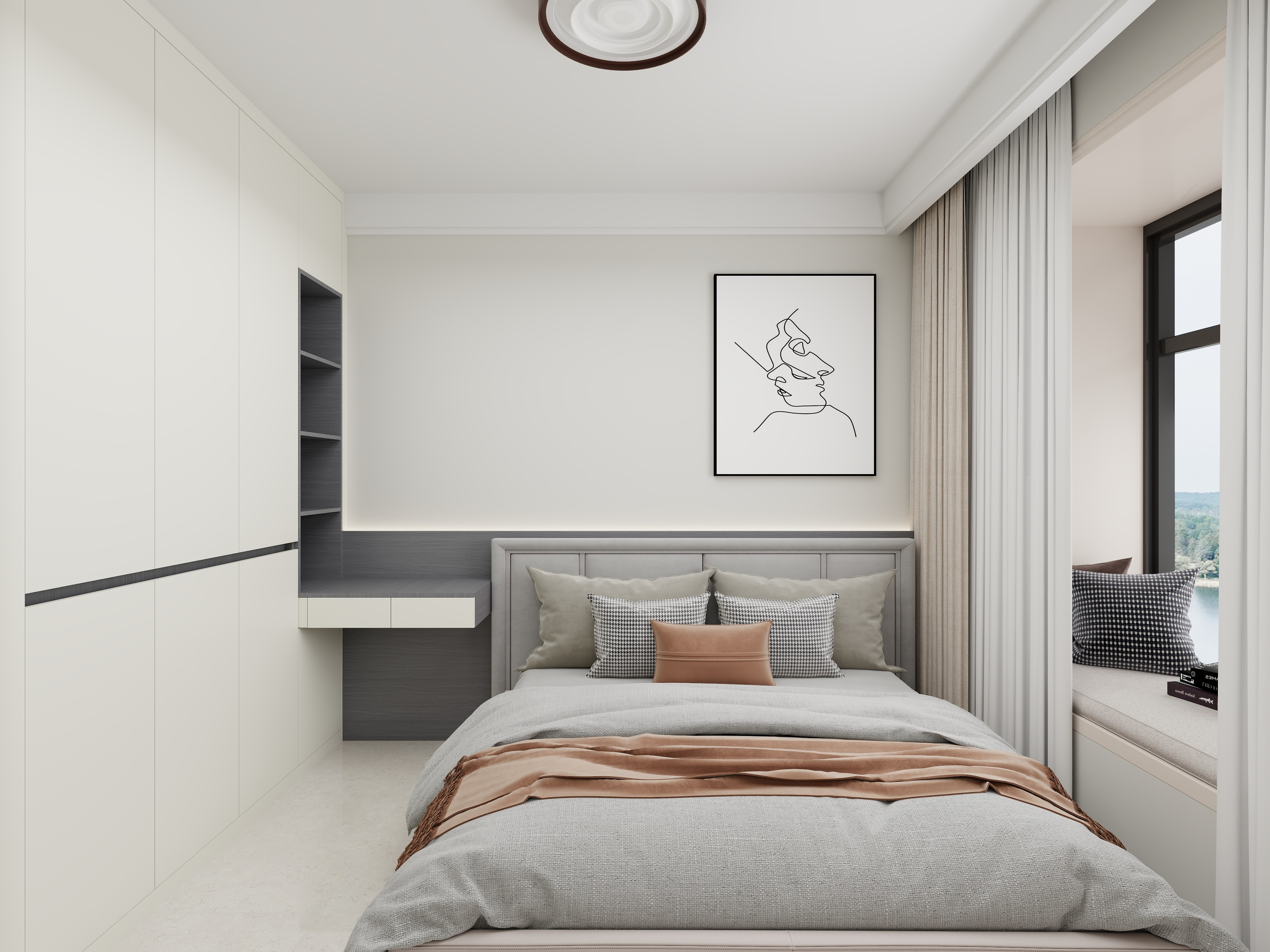 郑怀亮-世茂锦域110㎡3室-装修设计方案