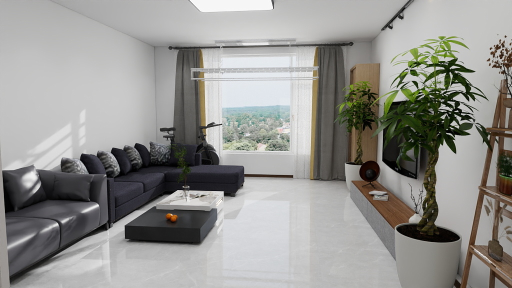 一個勤教员-D户型   三室两厅两卫   104㎡-装修设计方案