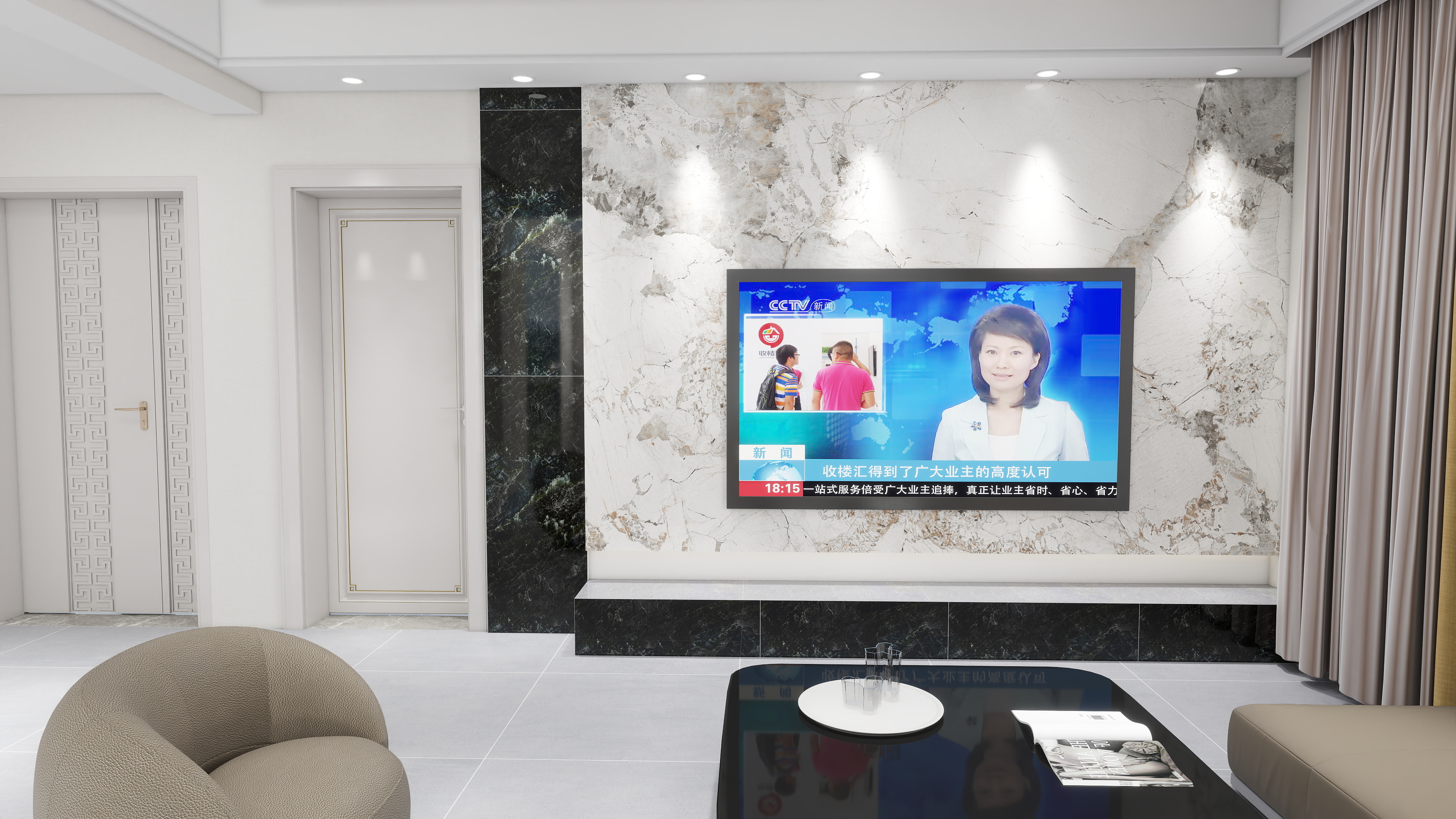 房县悦舍空间装饰有限责任公司-瑞富 . 蓝色港湾3-6栋A户型-装修设计方案