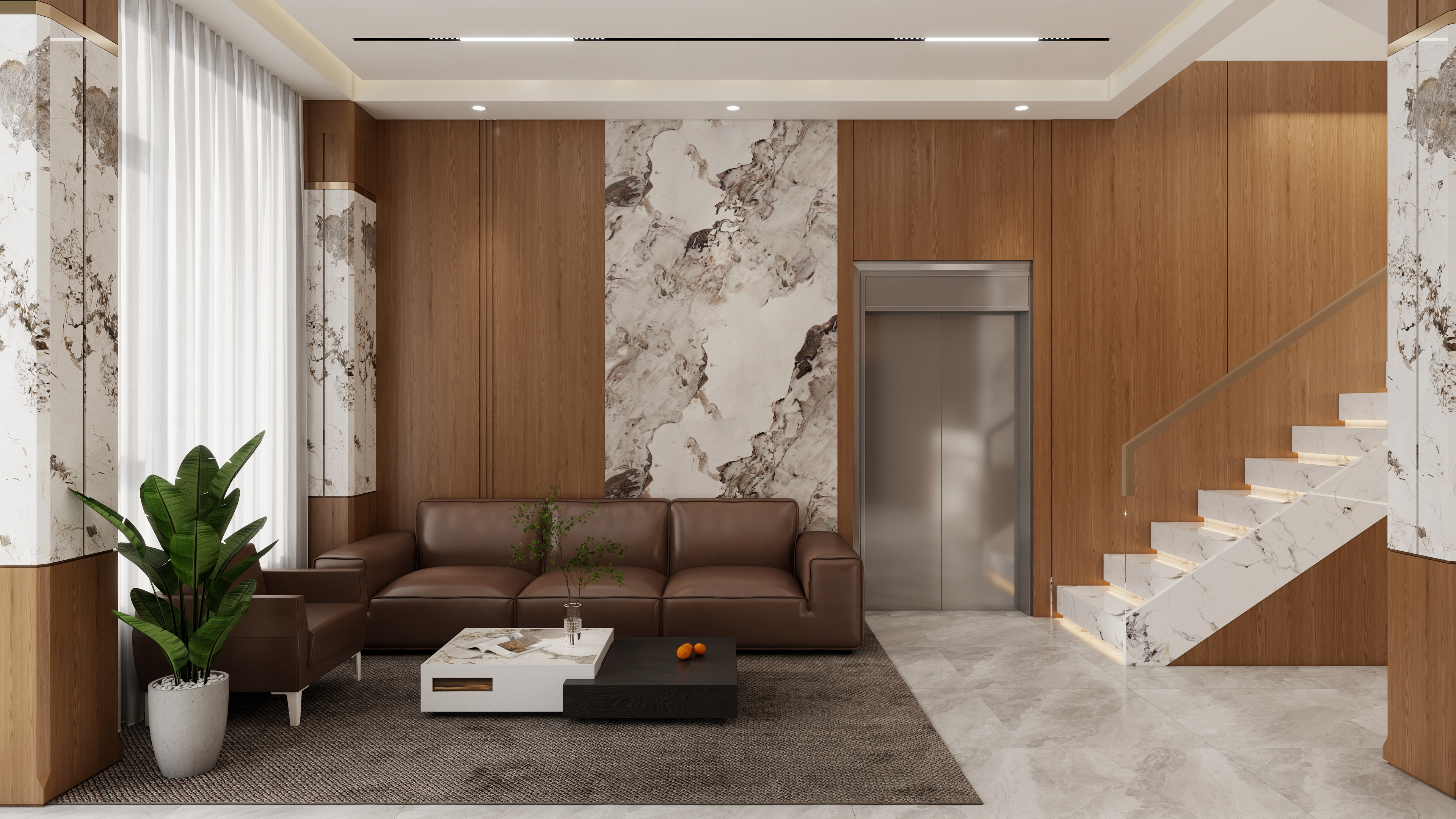 壹诺设计工作室-酒店大厅装修效果图