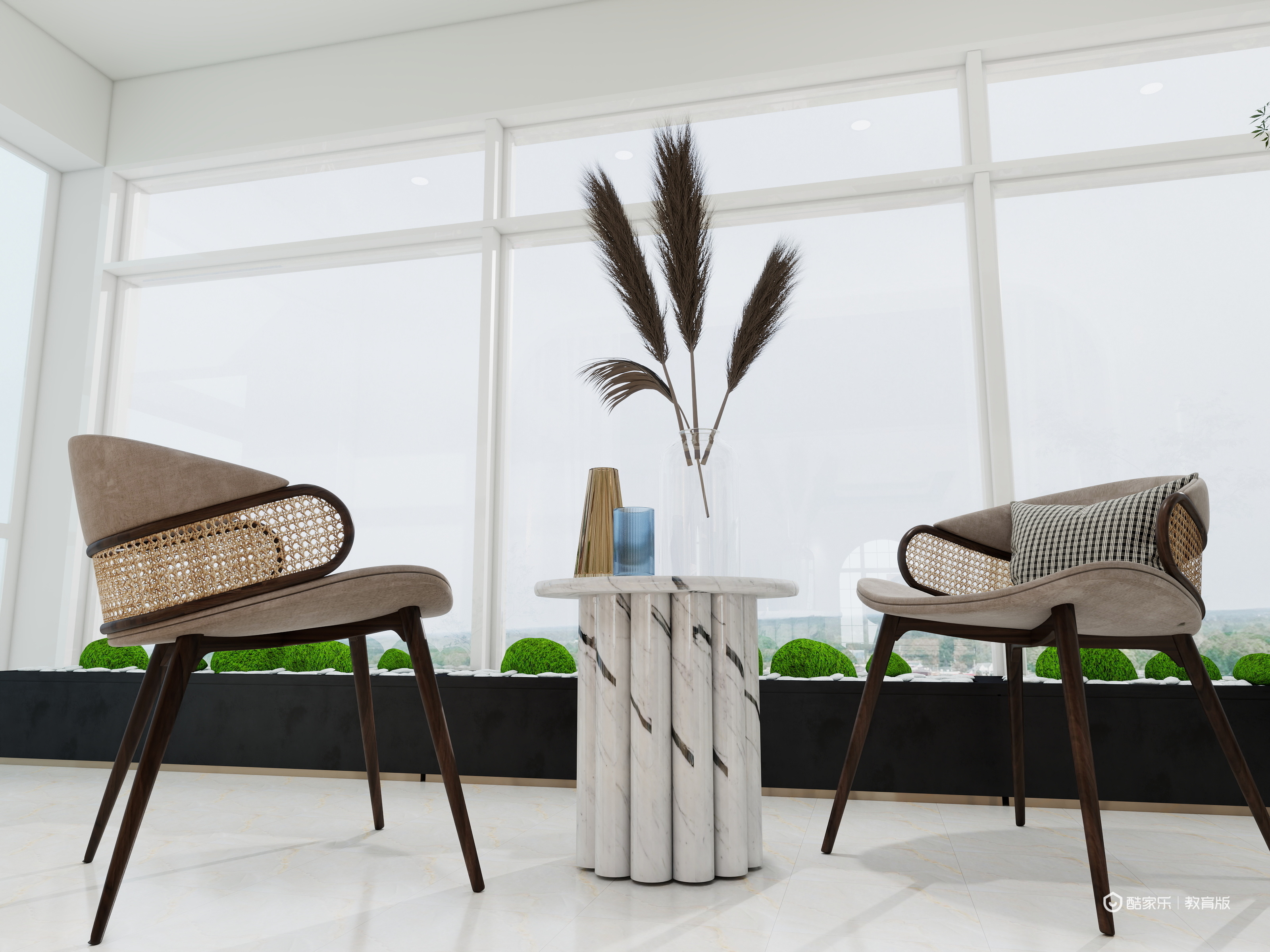 马程想-晨胧华庭住宅小区167㎡4室一层客餐厅装修效果图第4张