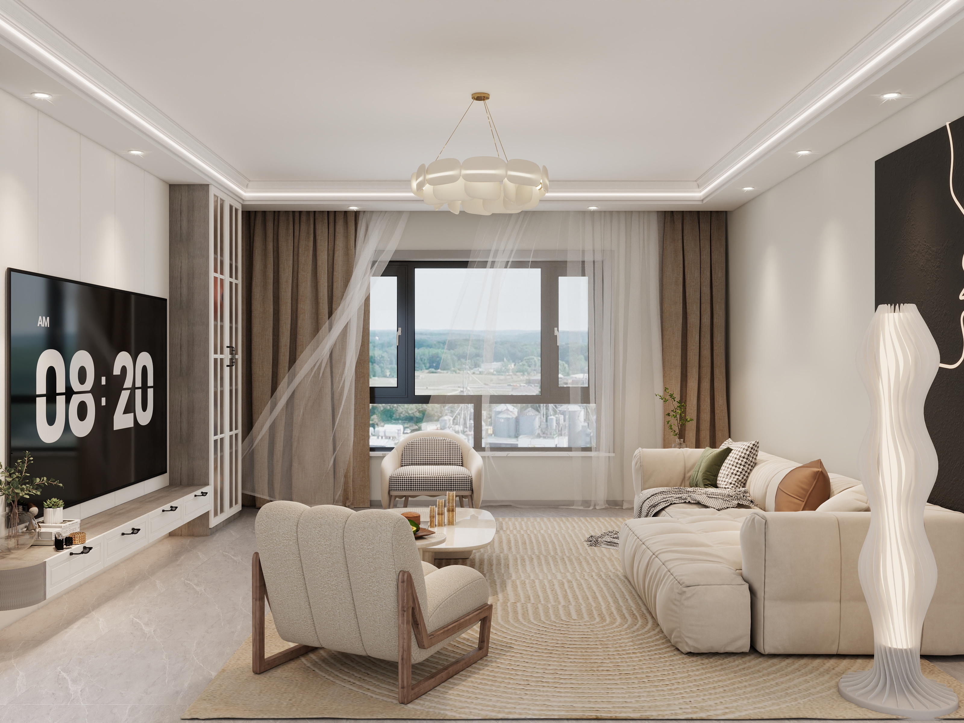 杨振彪.-铁流--金山华府装修效果图