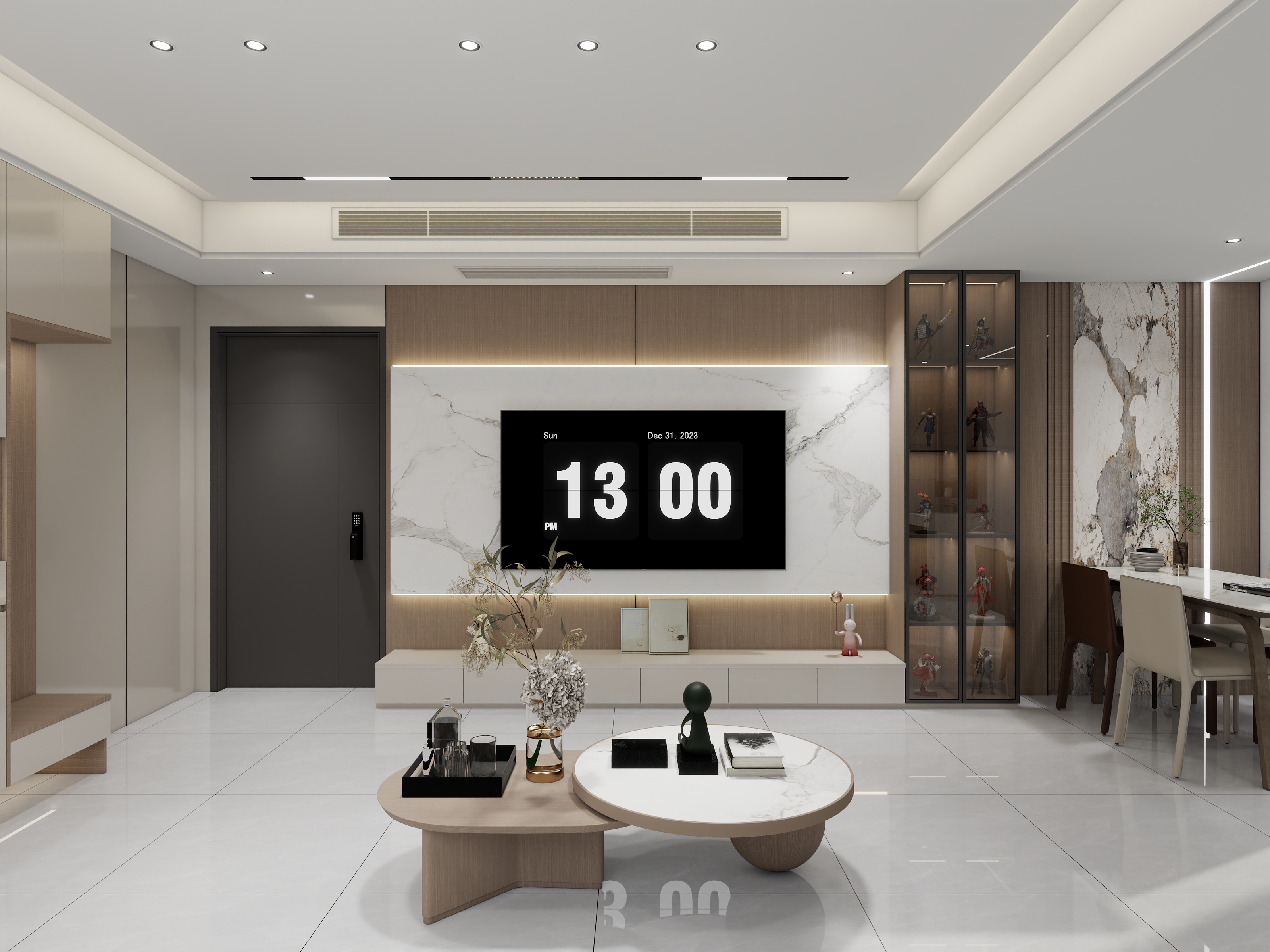 室内设计师周歌-汇景苑三室装修效果图