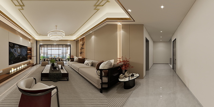 d0515-自建别墅新中式-装修设计方案