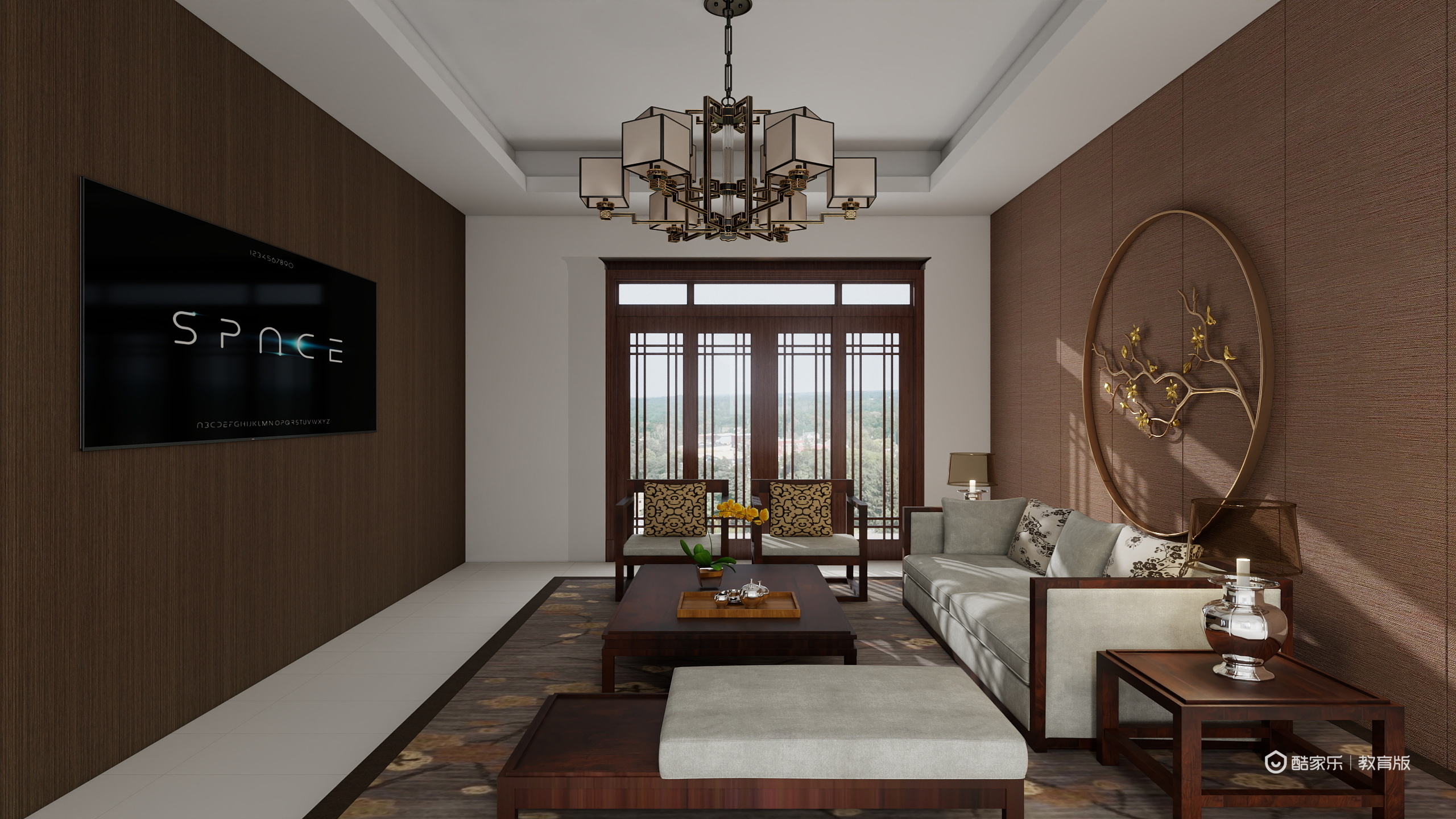 杜瑞昂-林语溪岸178㎡5室装修效果图