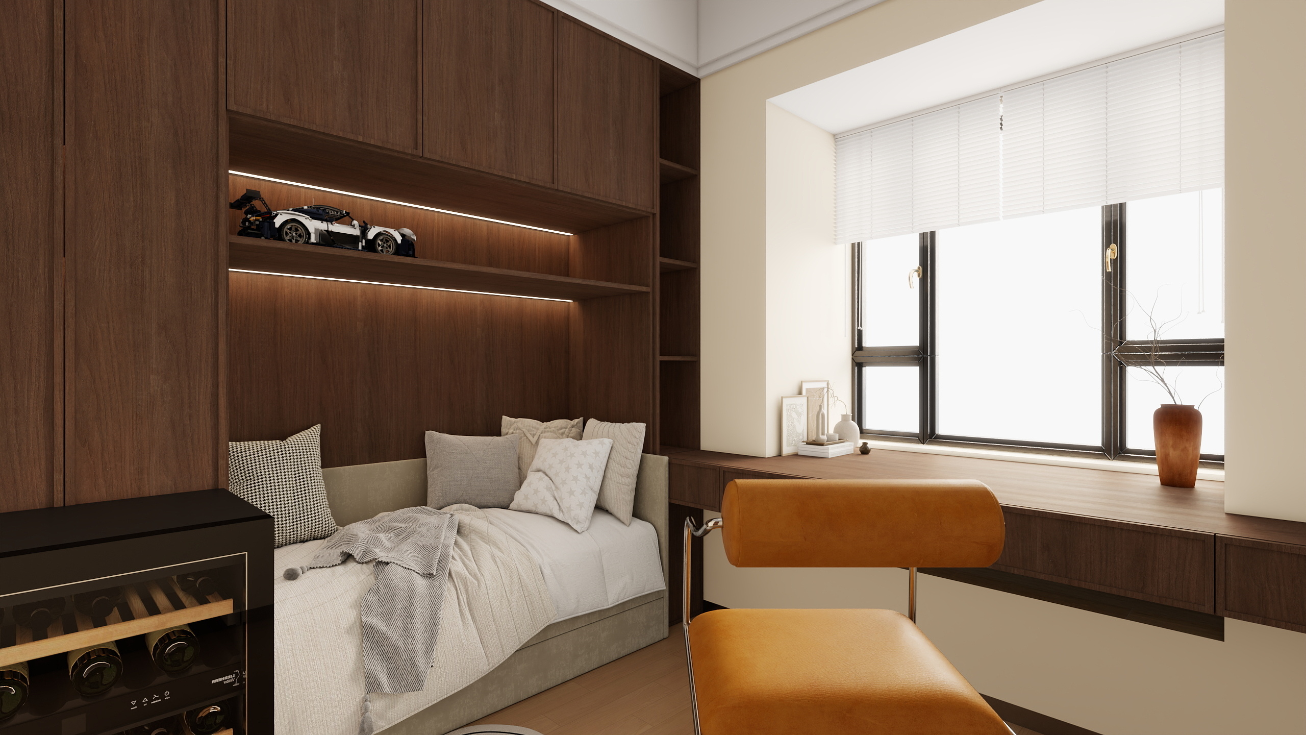 Vamprie1111-81㎡3室装修效果图