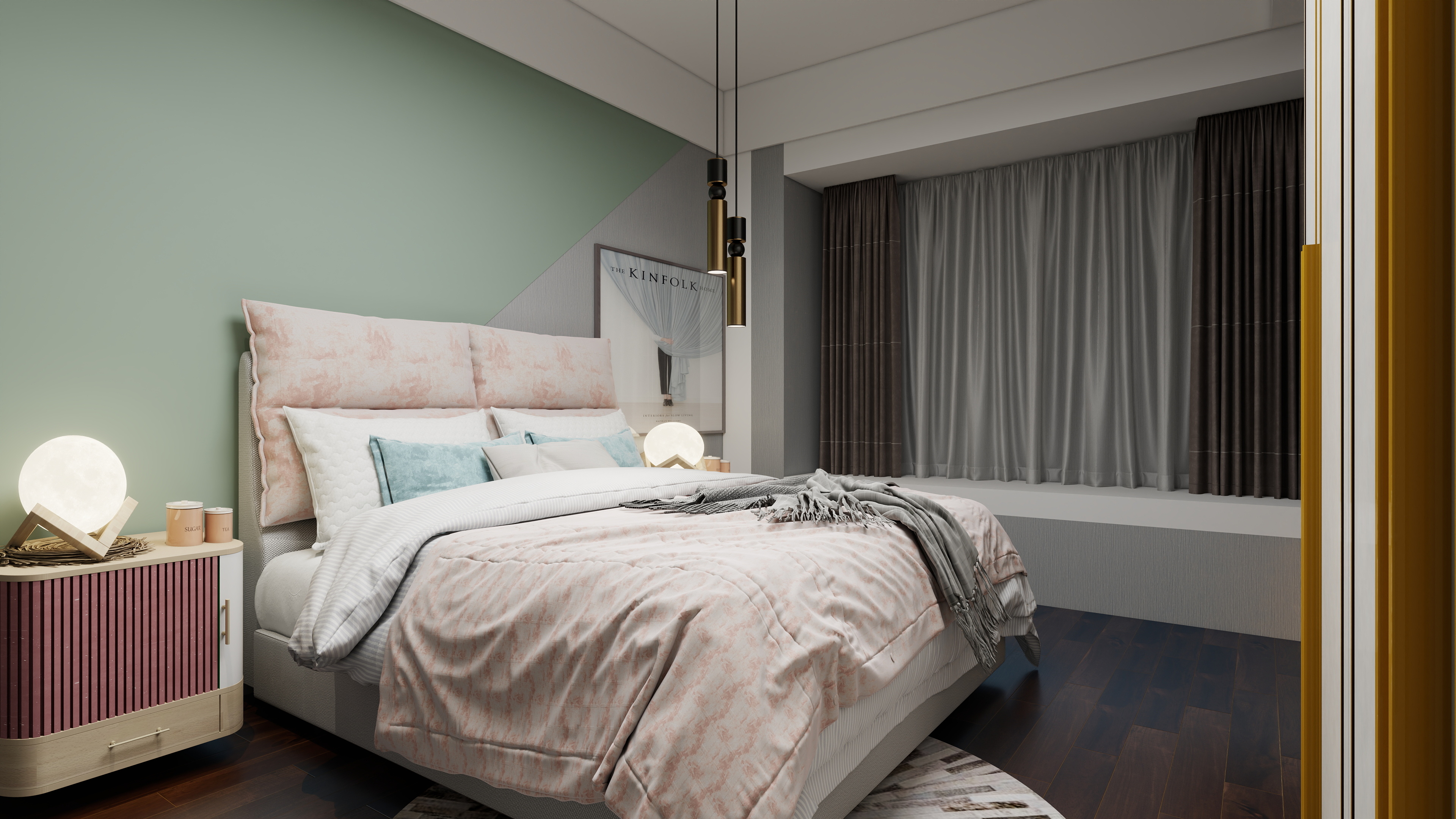 博创夏柯-中德英伦联邦108㎡3室-装修设计方案