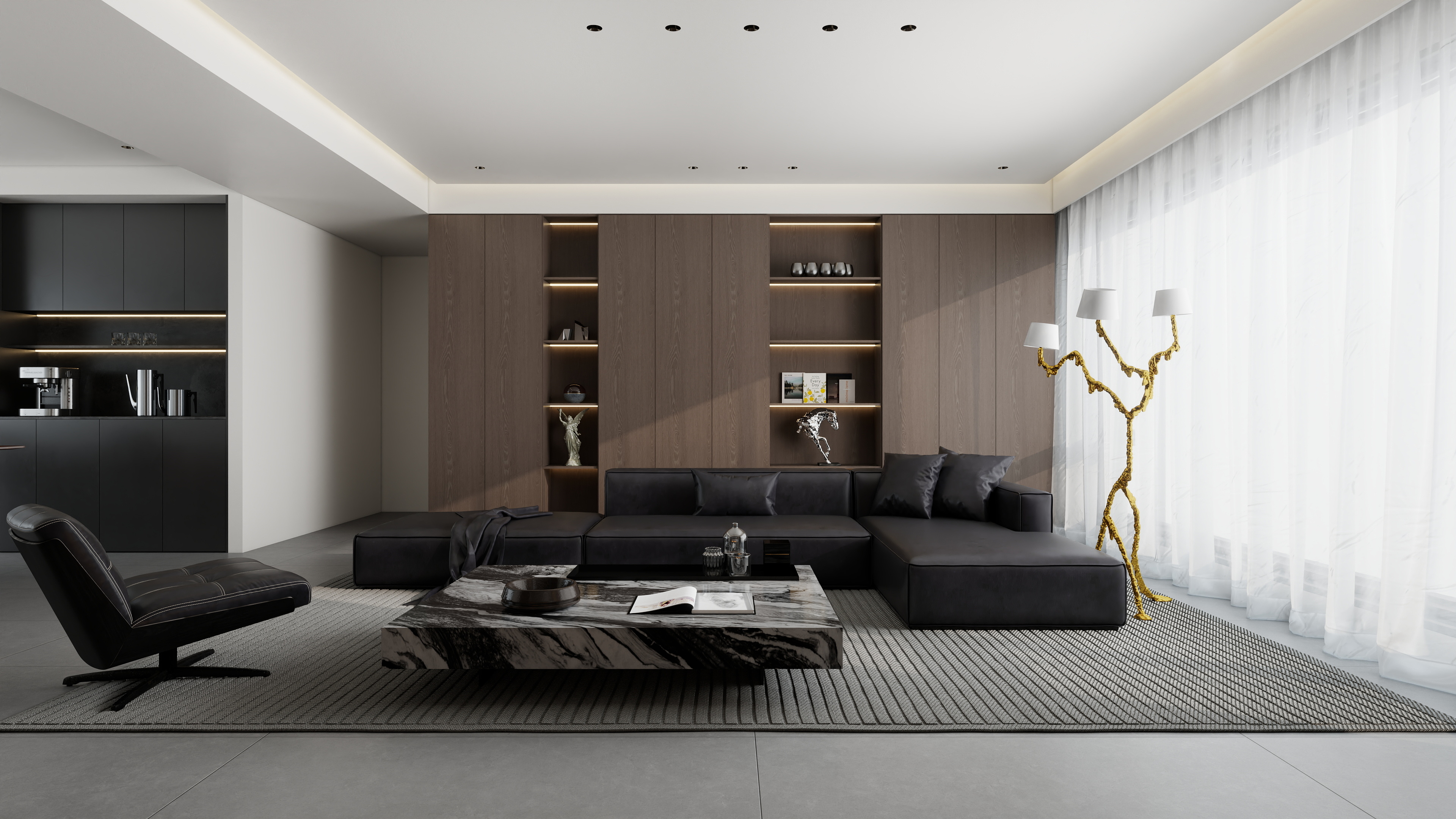 小文家居19852110102-意式客餐厅-装修设计方案