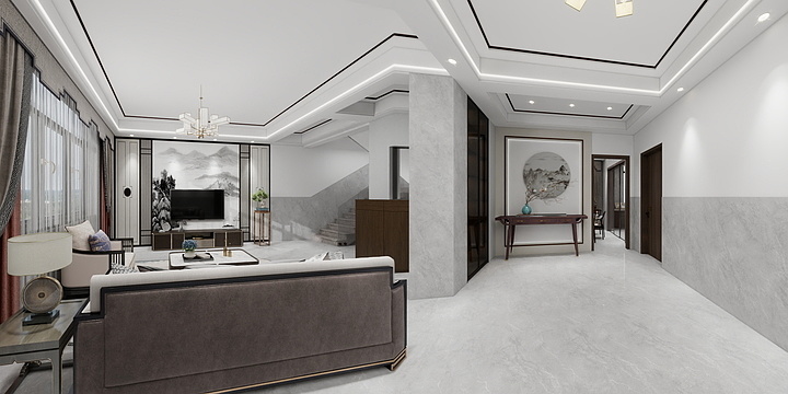 王玲-三汊别墅设计-装修设计方案