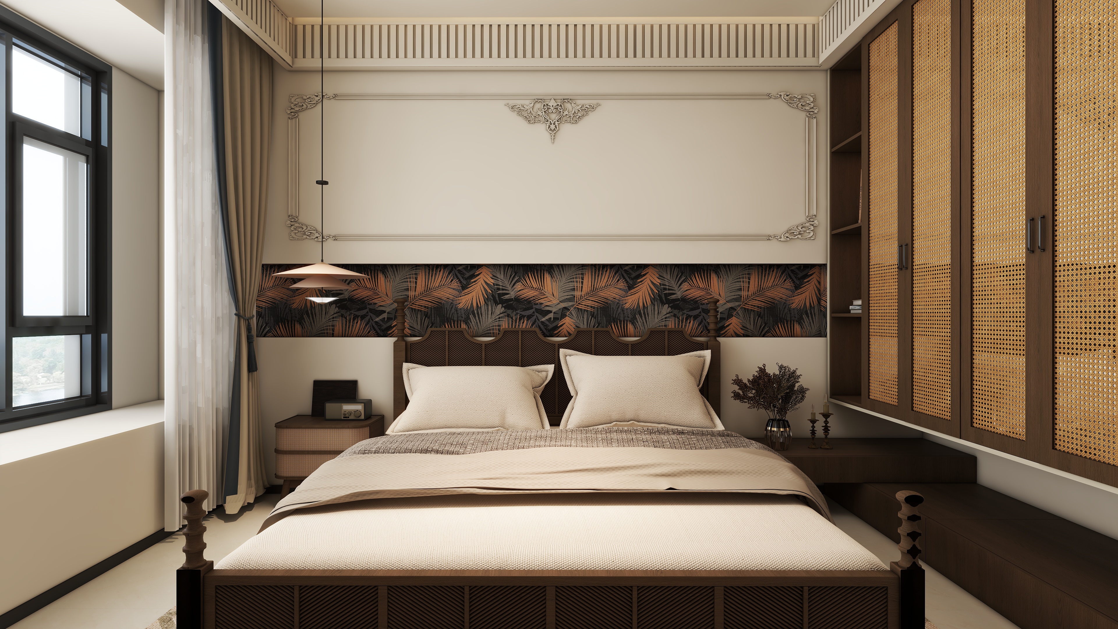 الخلاص-137㎡3室装修效果图