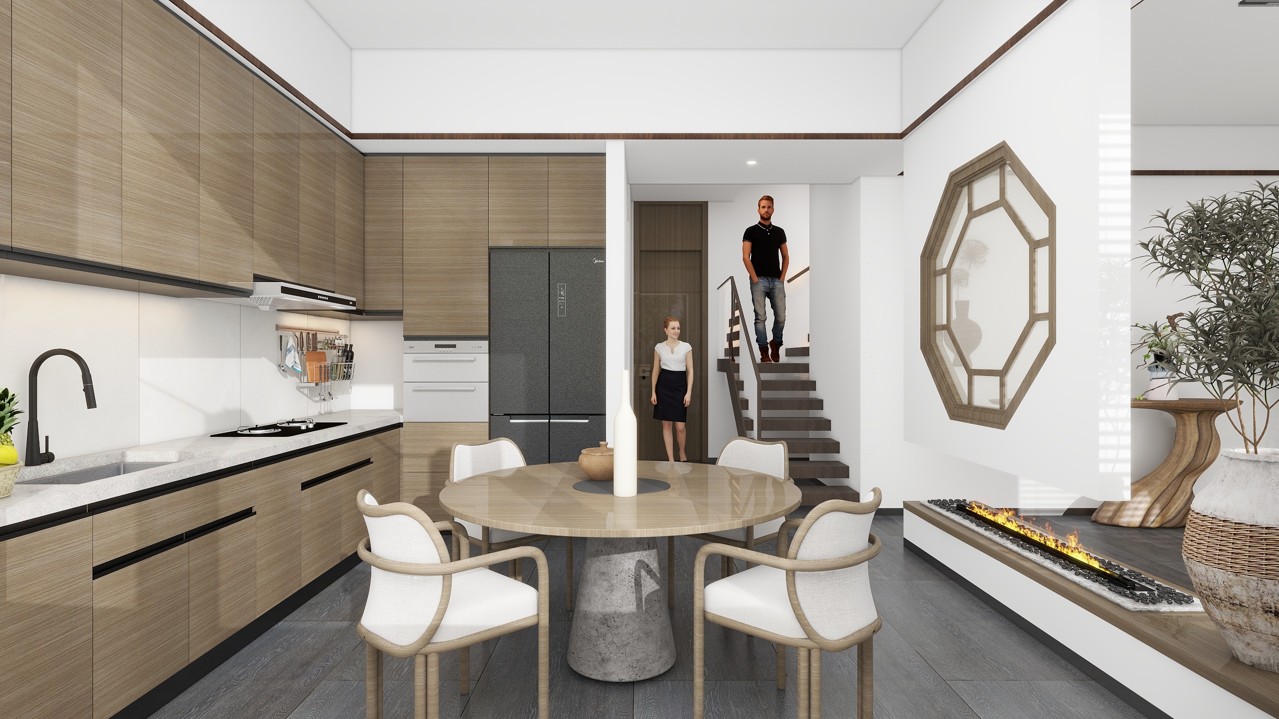 神马云在线-F3自建房-中古风装修效果图