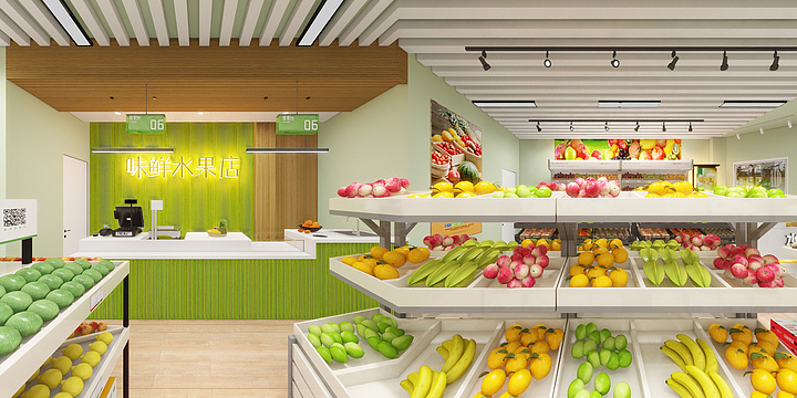 旧巷li-水果店-装修设计方案