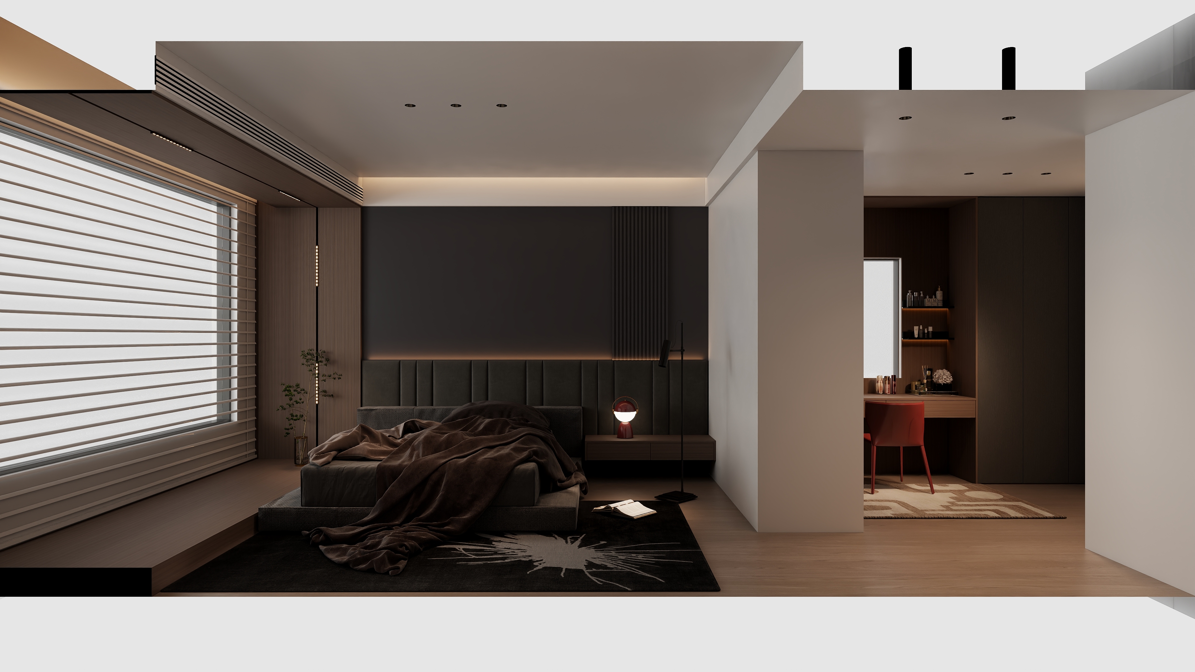 索菲亚邓力-玖越府小区房238㎡4室-装修设计方案