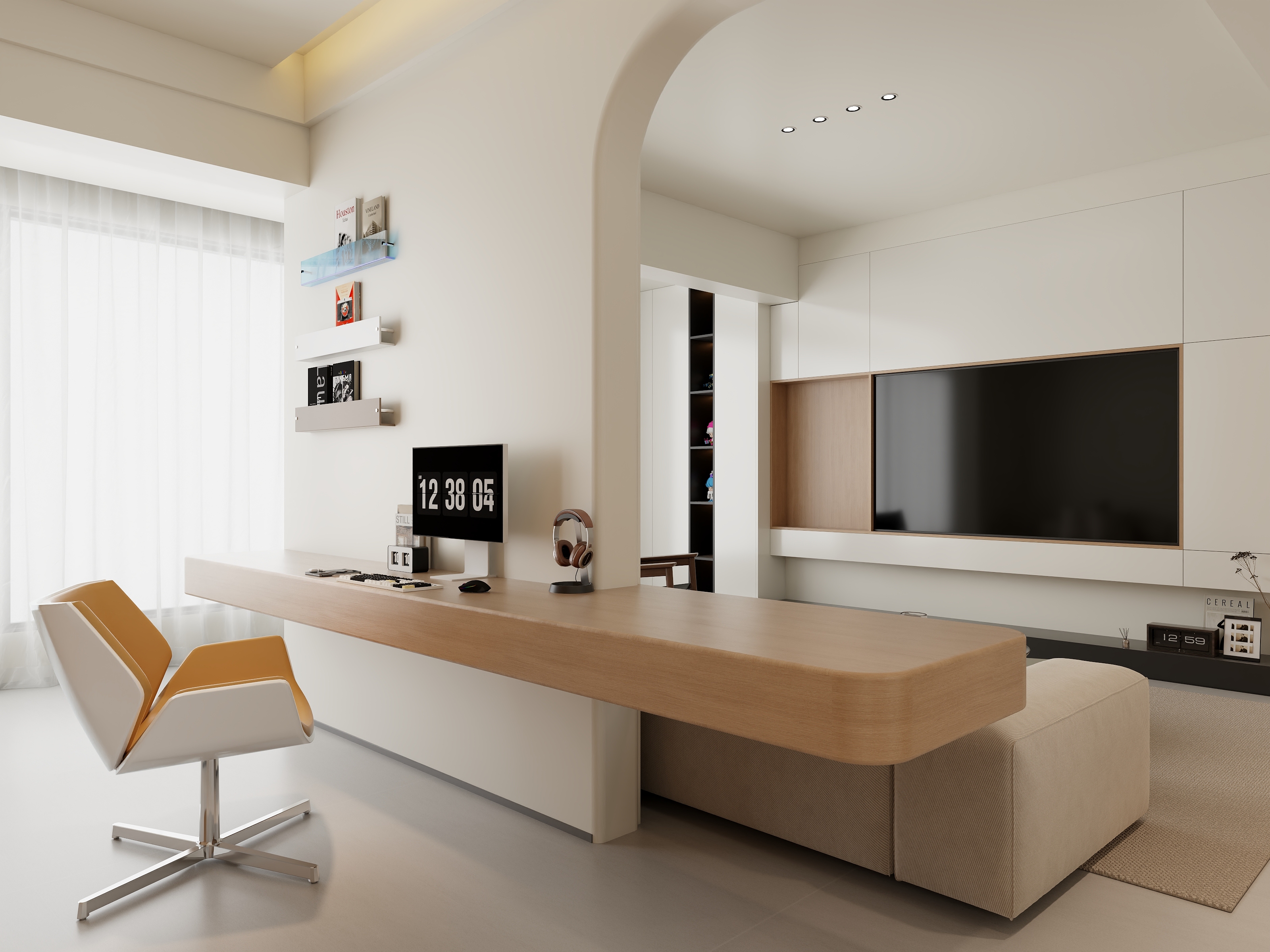 不ai画图-120㎡3室装修效果图