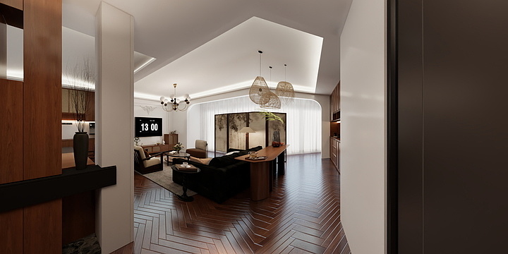 钰锦设计-143-东户中古-装修设计方案