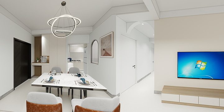 清泉雀树装饰太康路166号-青羊区兴城融域5-2-404蒲姐-装修设计方案