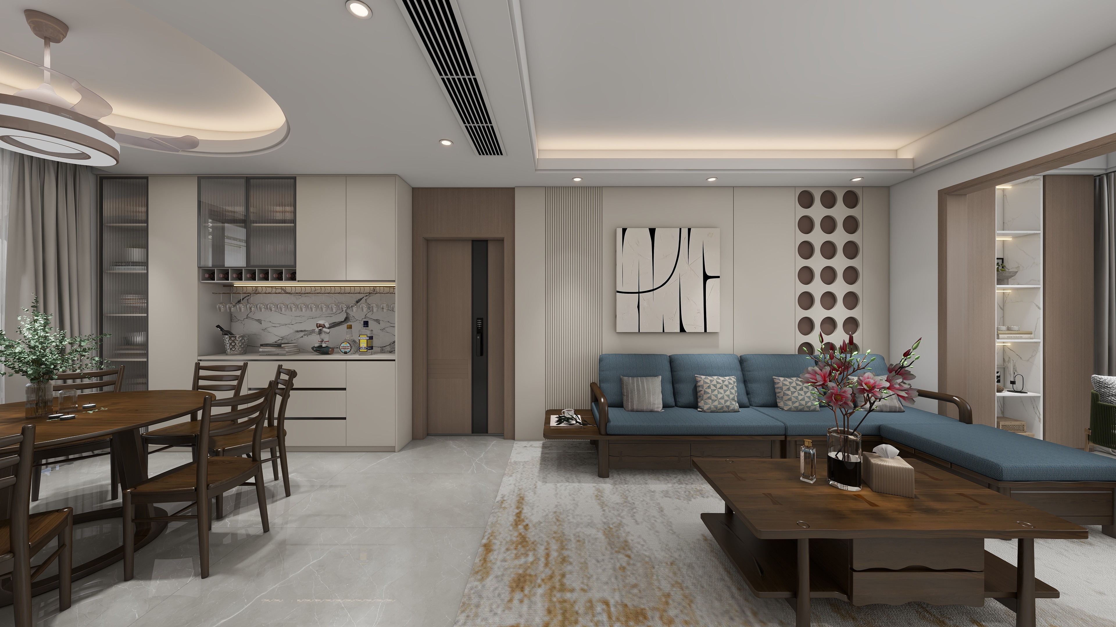 欧阳雪健-现代新中式-装修设计方案