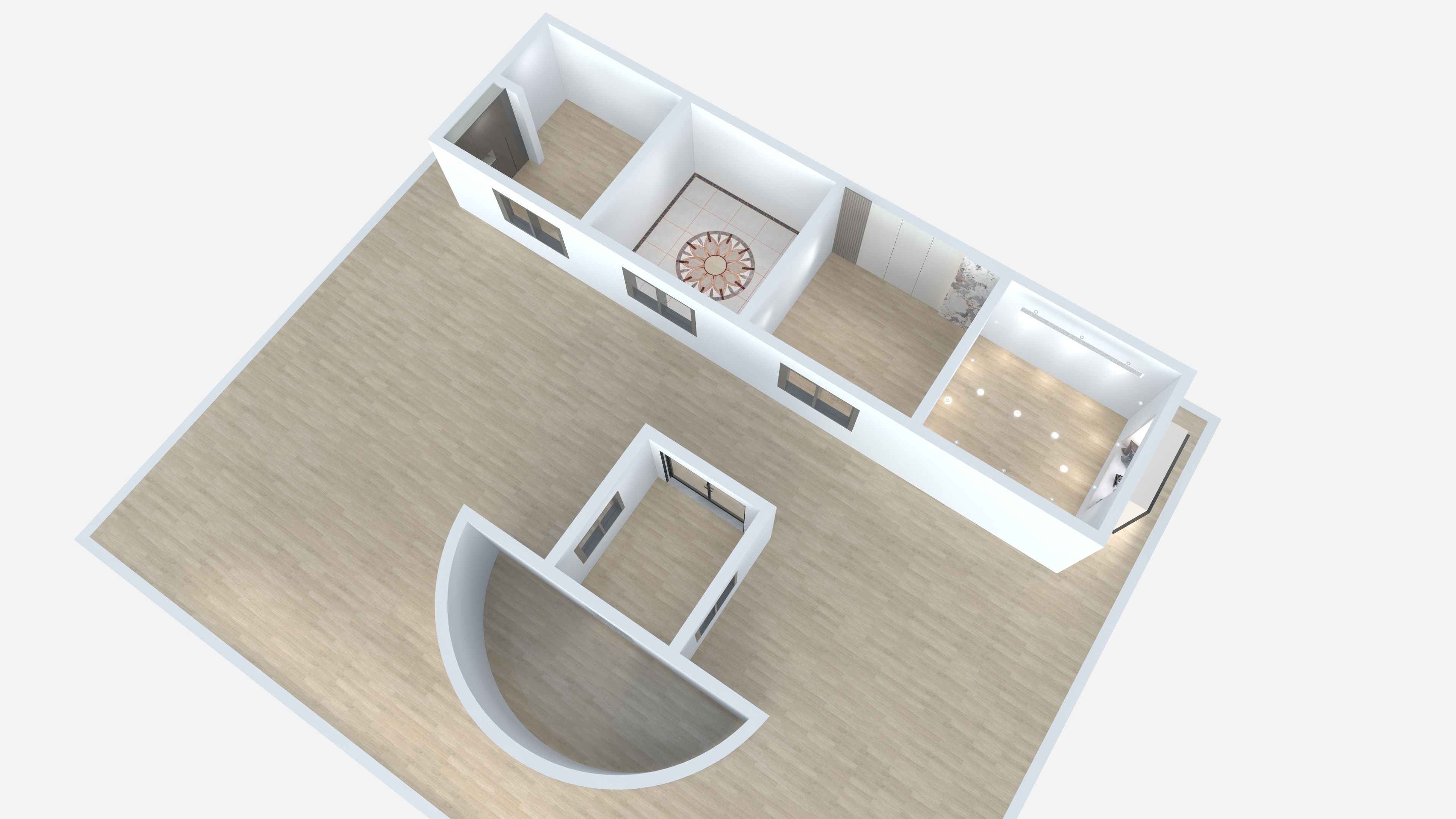 閔蟄丶-刘文建-中级实操考核户型-装修设计方案