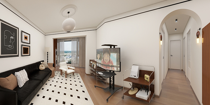 七忆muyL-海珠新城3栋1302-装修设计方案