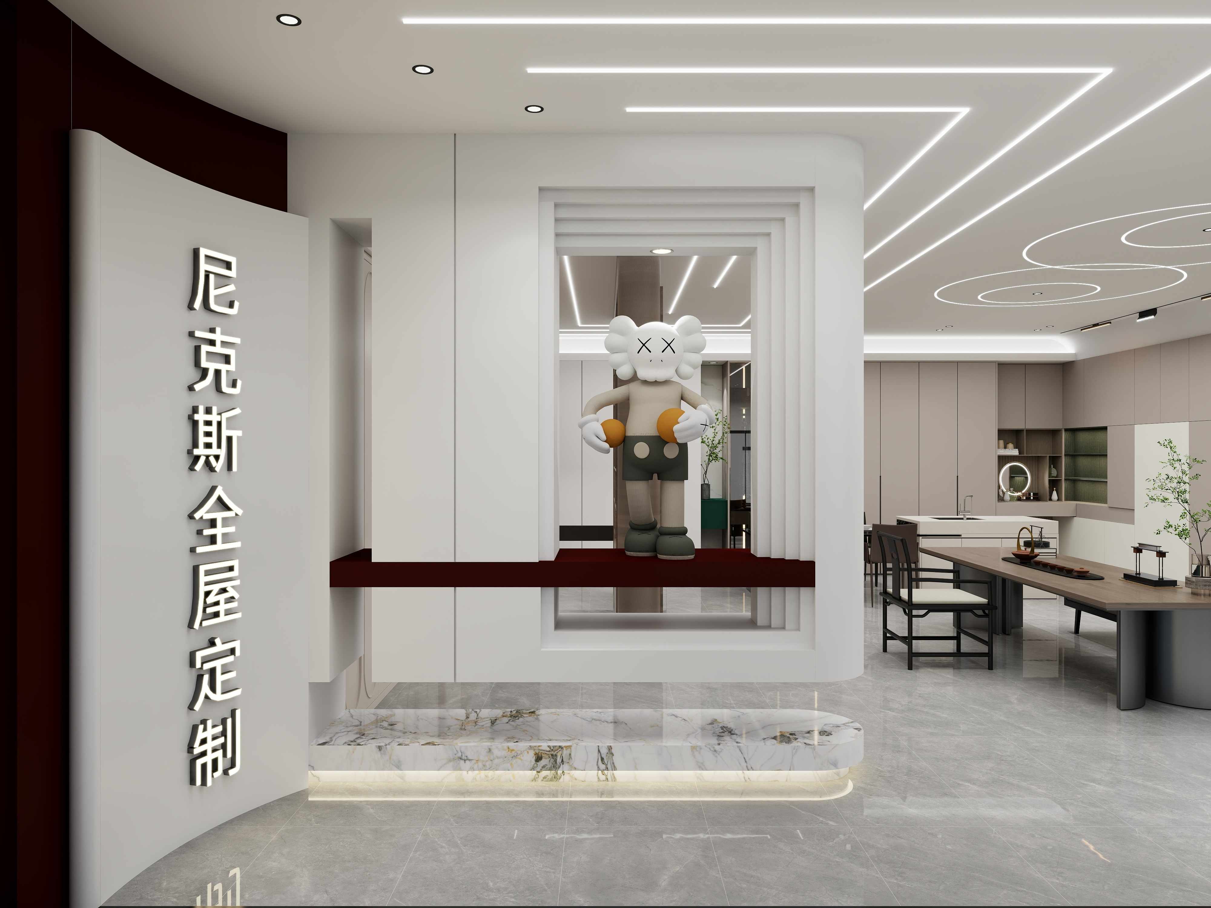 毕节艺禾装饰设计有限公司一邓思诚-定制展厅 - 副本(0)-装修设计方案