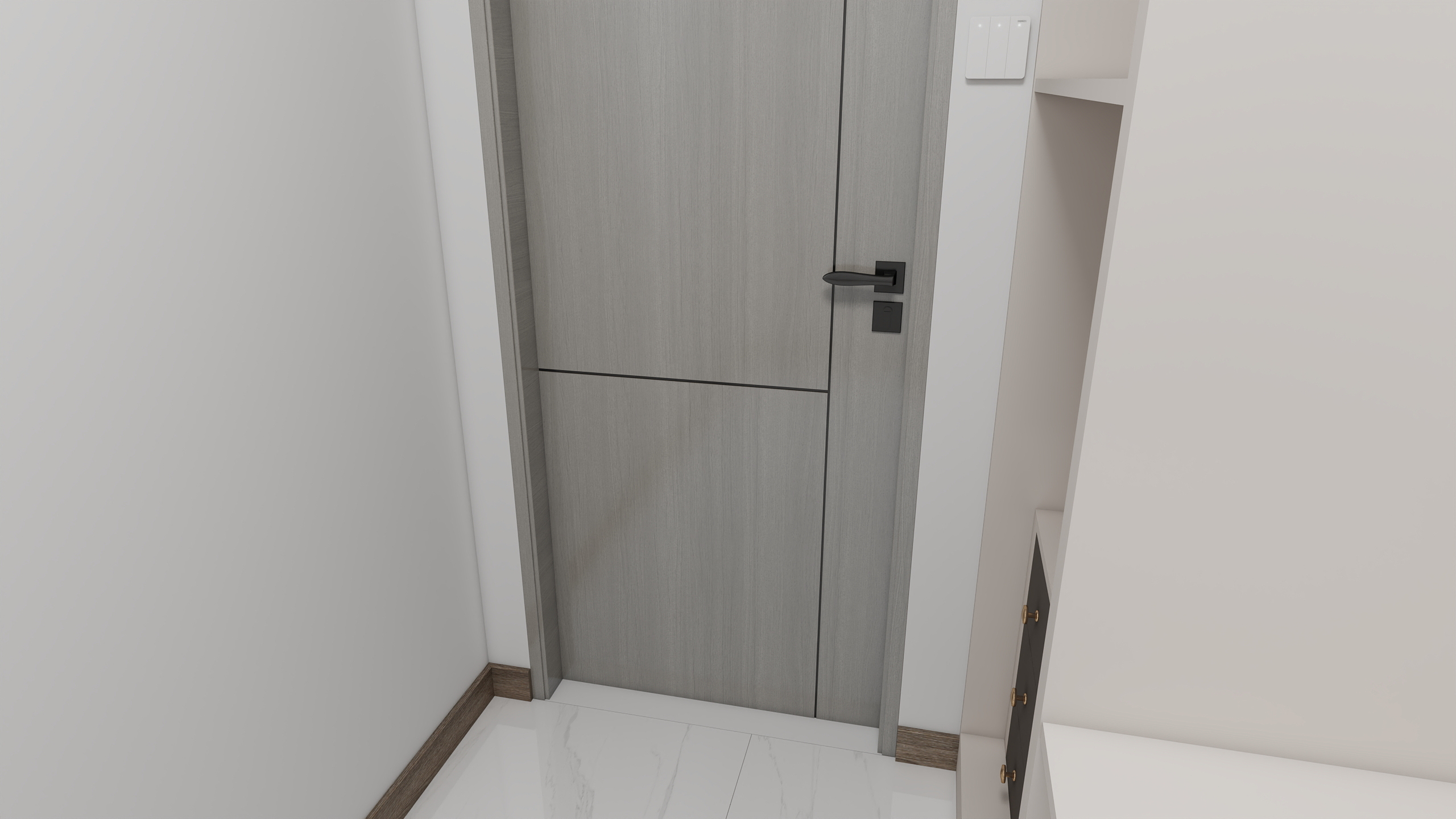 橘橘猫-41㎡2室2厅2卫1厨装修效果图